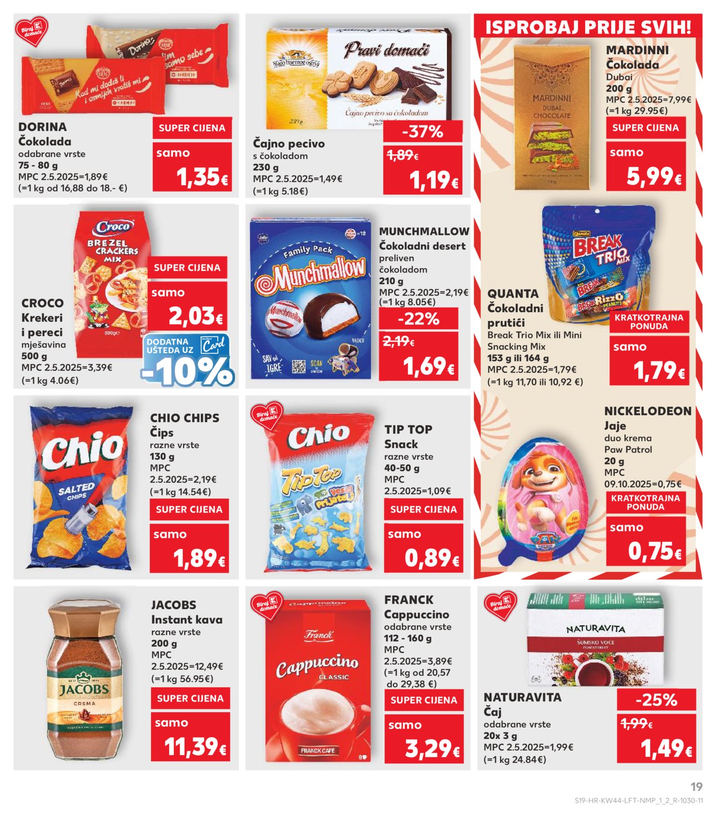 Kaufland katalog Akcija 29.10. - 04.11.2025. Va, Vi, Bj
