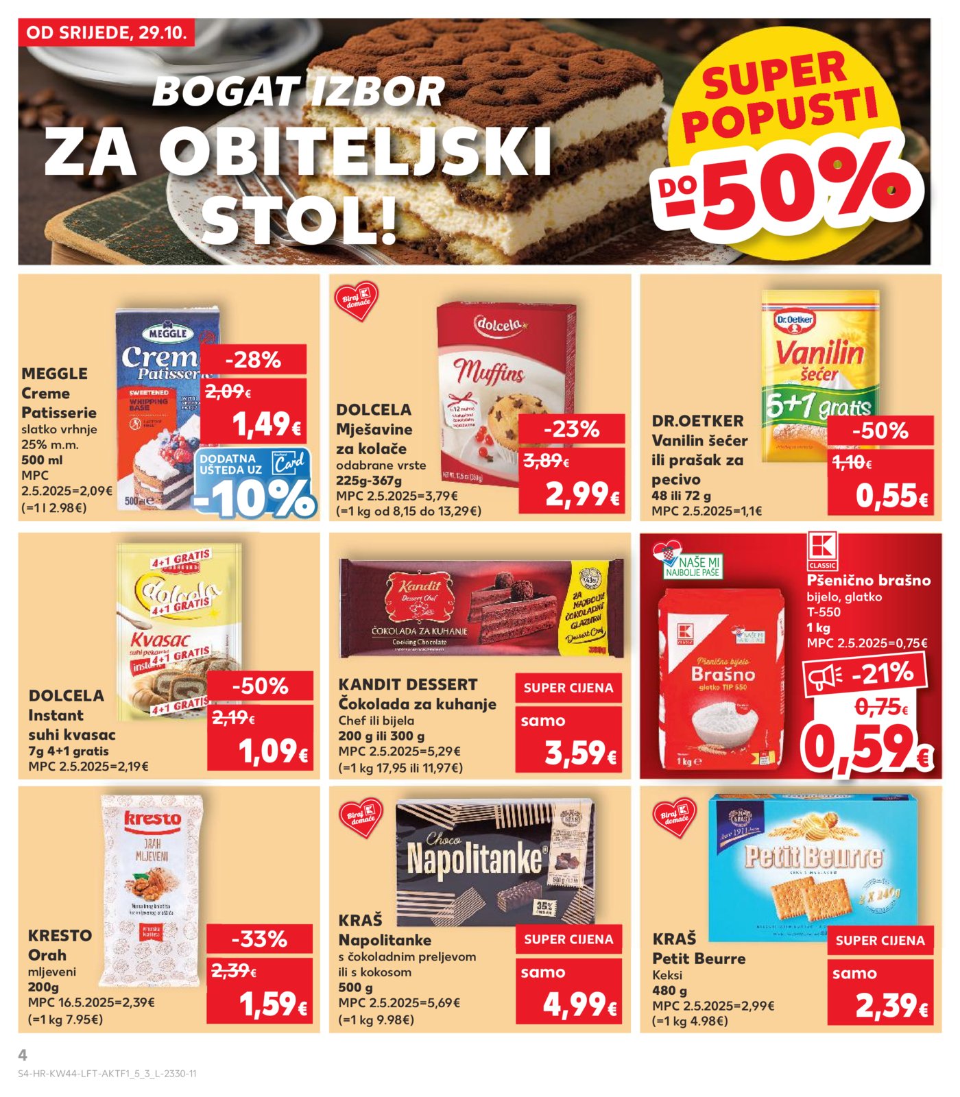 Kaufland katalog Akcija 29.10. - 04.11.2025. Va, Vi, Bj