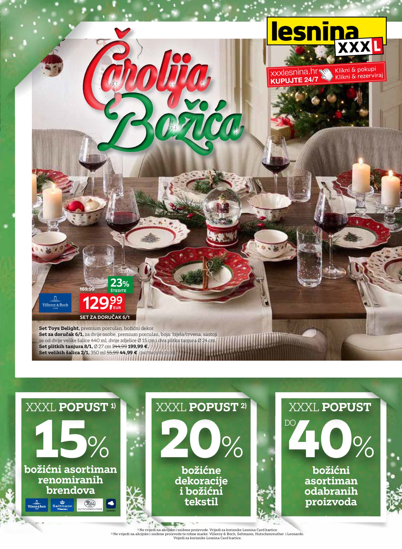 Lesnina katalog Čarolija Božića 29.10. - 30.11.2025.