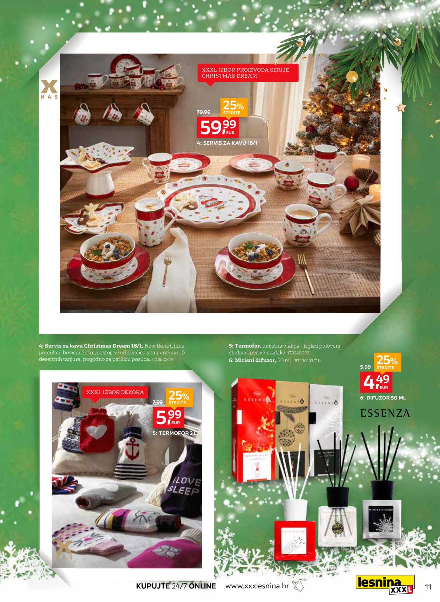 Lesnina katalog Čarolija Božića 29.10. - 30.11.2025.