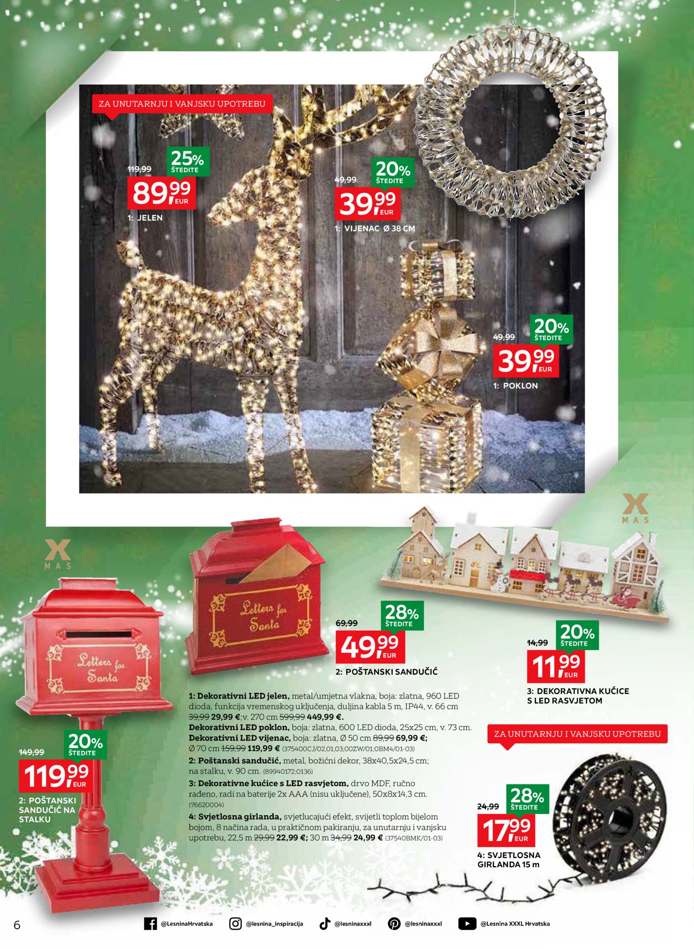 Lesnina katalog Čarolija Božića 29.10. - 30.11.2025.