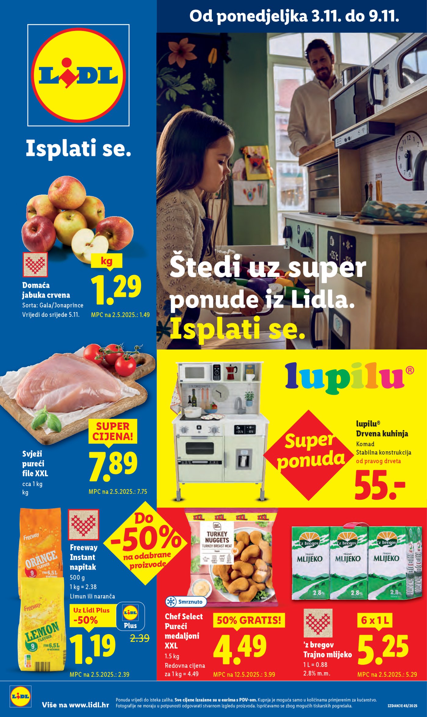 Lidl katalog Super ponuda od Ponedjeljka 03.11.-09.11.2025.