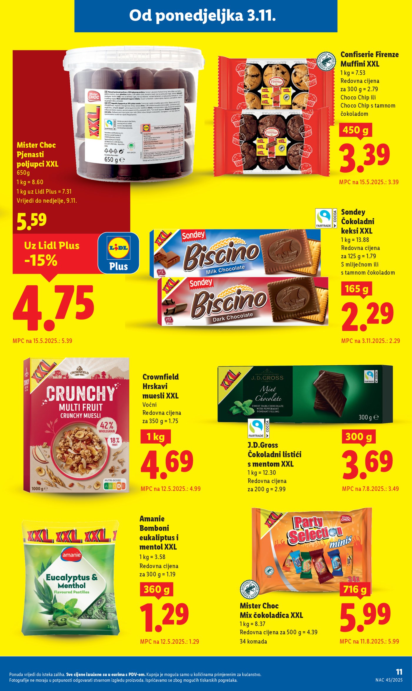Lidl katalog Super ponuda od Ponedjeljka 03.11.-09.11.2025.