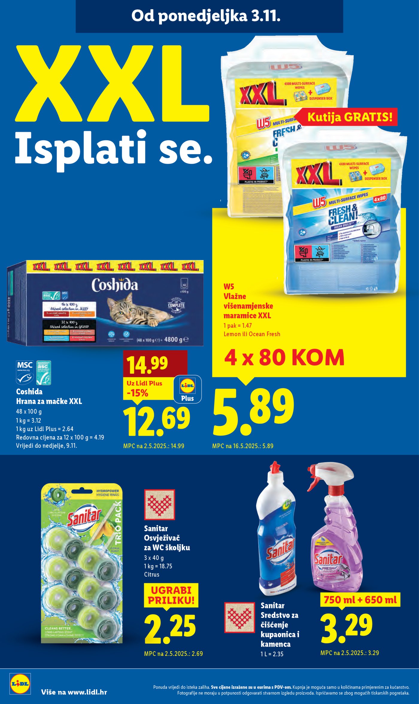 Lidl katalog Super ponuda od Ponedjeljka 03.11.-09.11.2025.