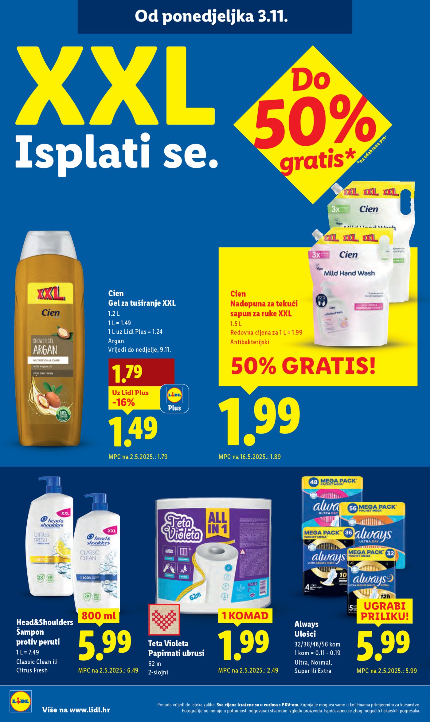 Lidl katalog Super ponuda od Ponedjeljka 03.11.-09.11.2025.