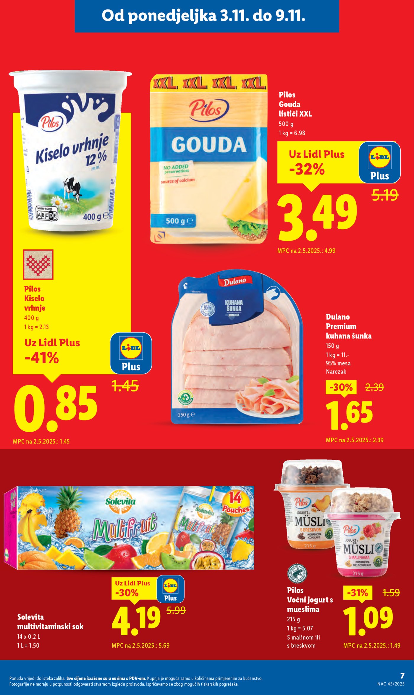 Lidl katalog Super ponuda od Ponedjeljka 03.11.-09.11.2025.