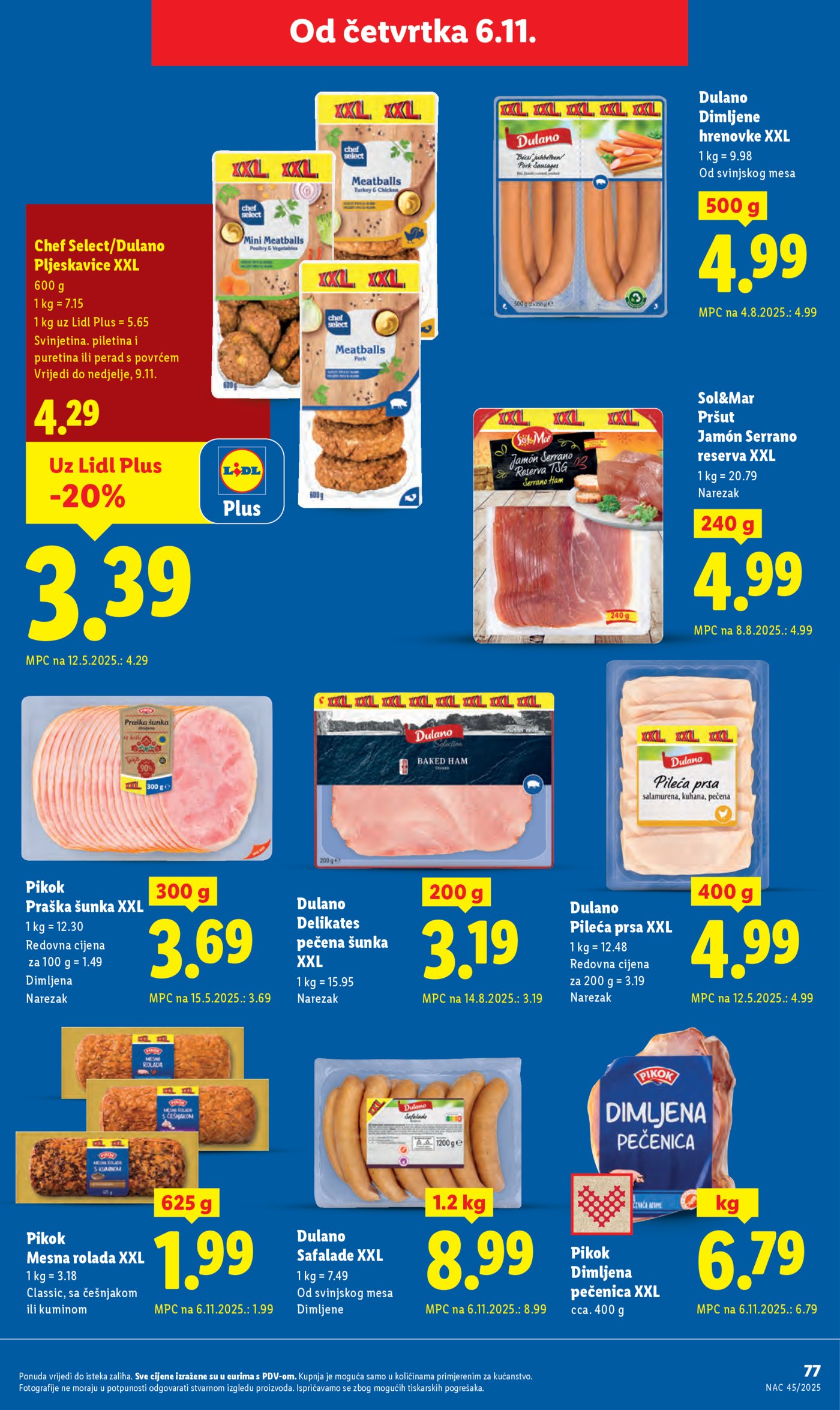 Lidl katalog Super ponuda od Ponedjeljka 03.11.-09.11.2025.