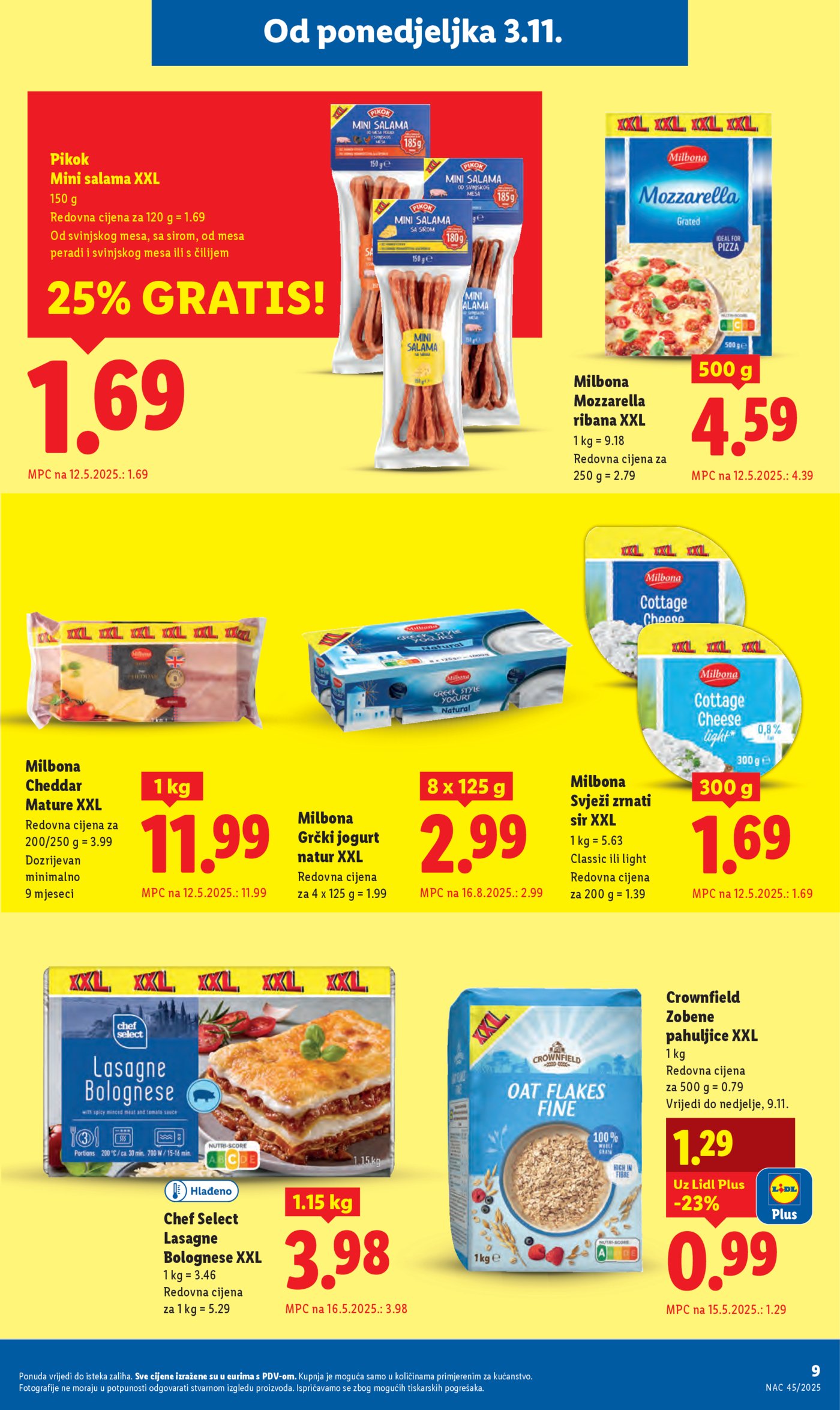 Lidl katalog Super ponuda od Ponedjeljka 03.11.-09.11.2025.