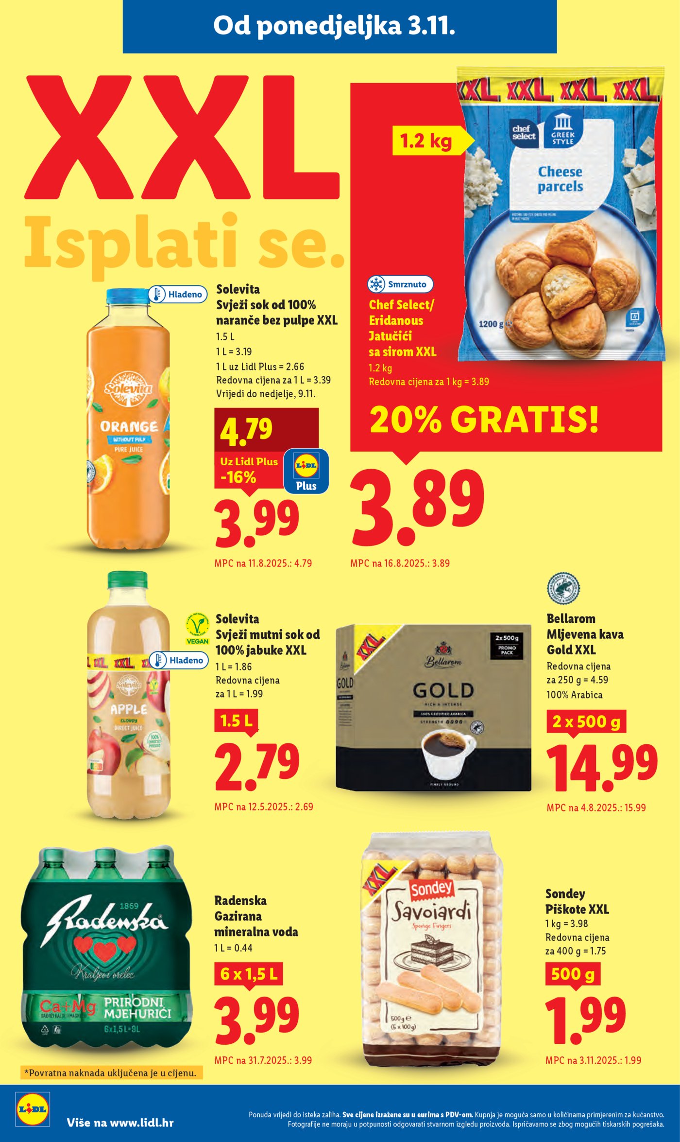 Lidl katalog Super ponuda od Ponedjeljka 03.11.-09.11.2025.