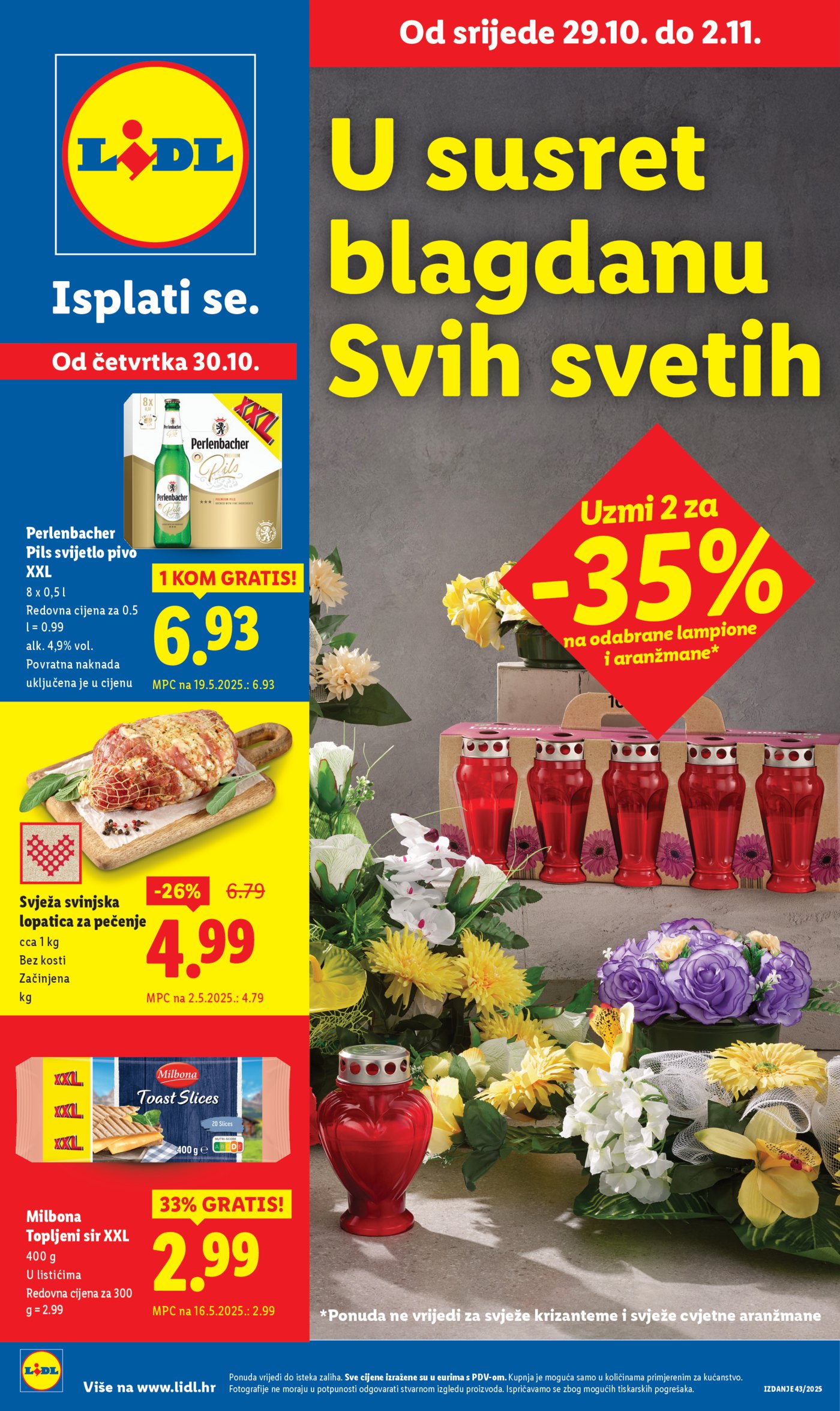 Lidl katalog Super ponuda od Srijede 29.10.-02.11.2025.