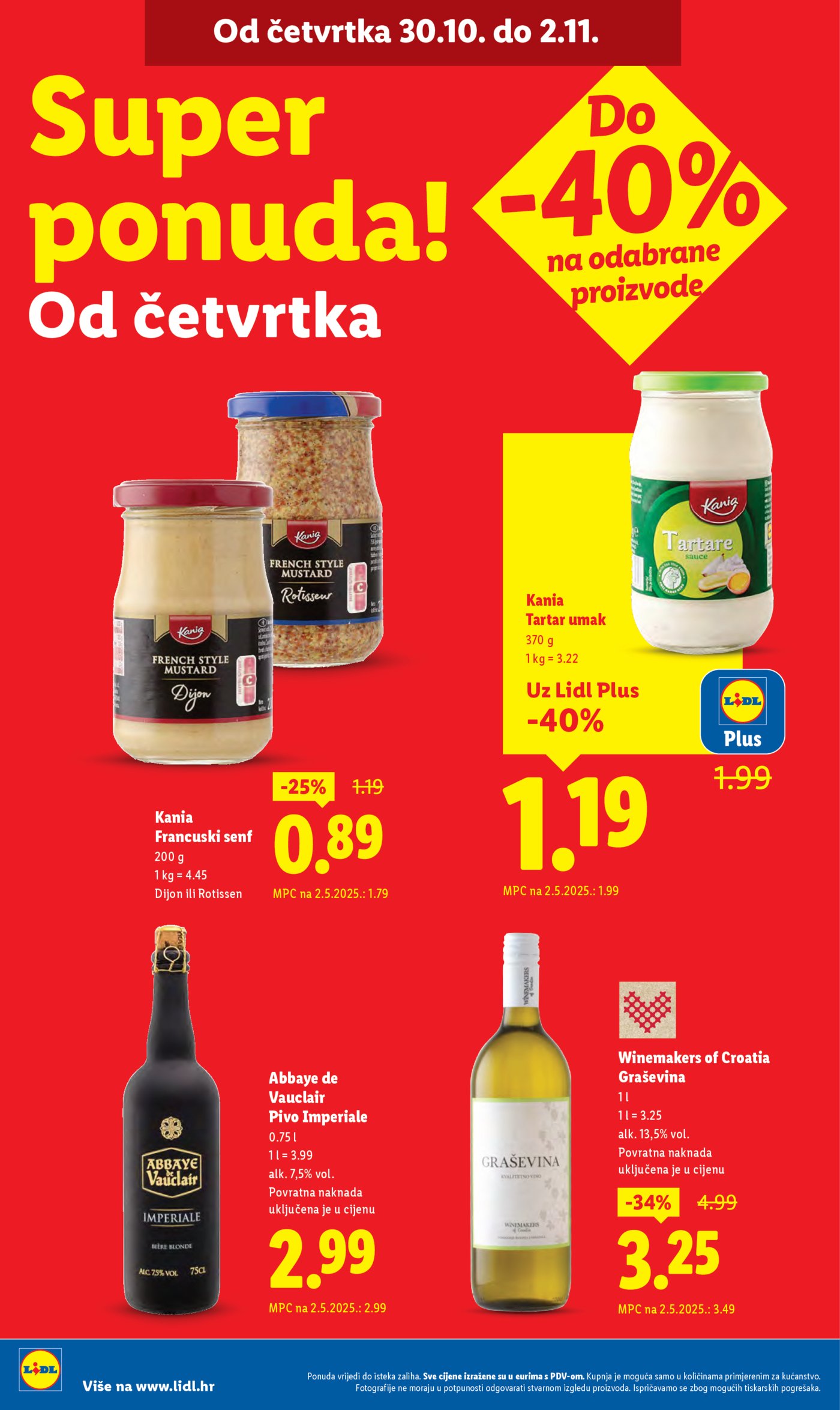Lidl katalog Super ponuda od Srijede 29.10.-02.11.2025.