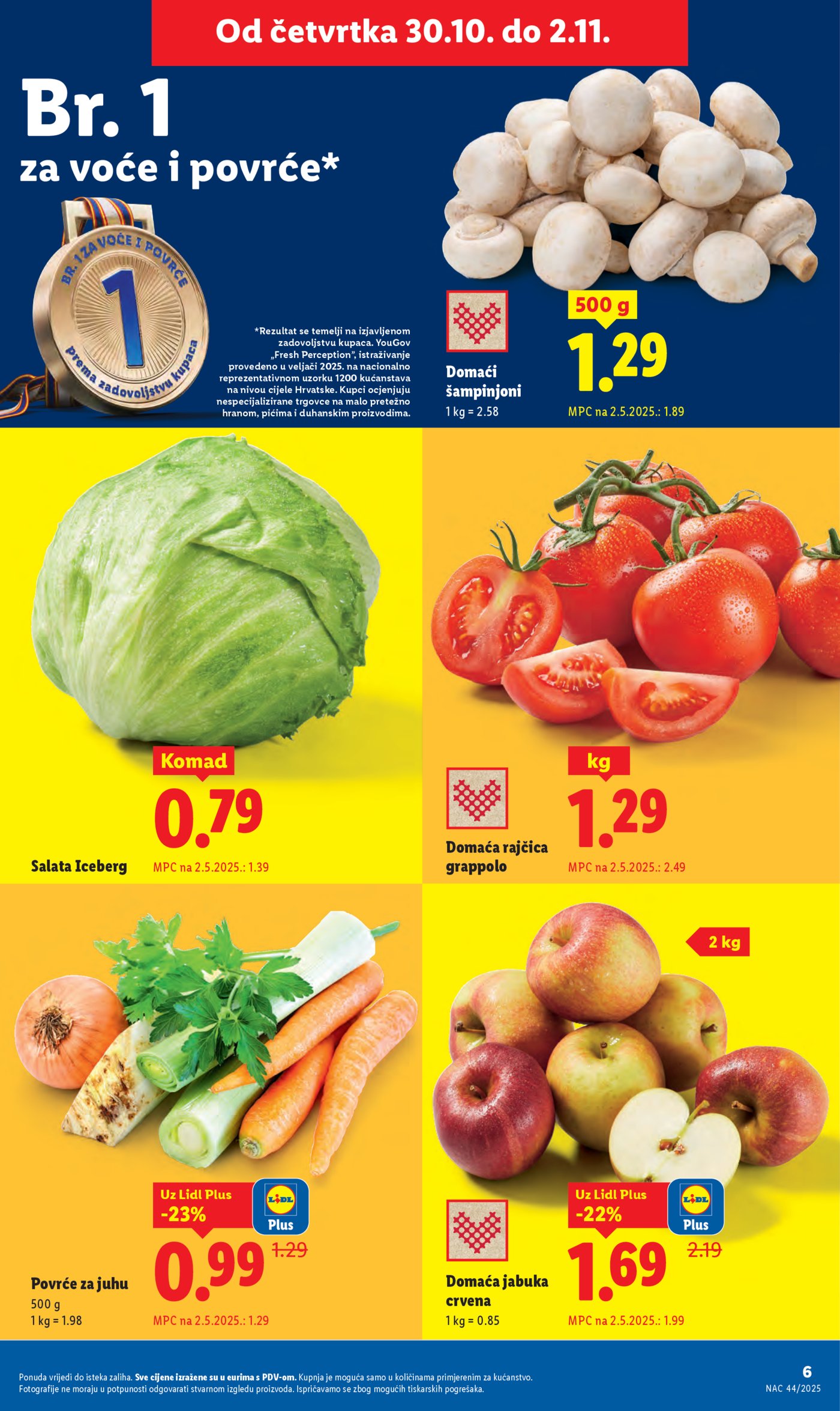 Lidl katalog Super ponuda od Srijede 29.10.-02.11.2025.