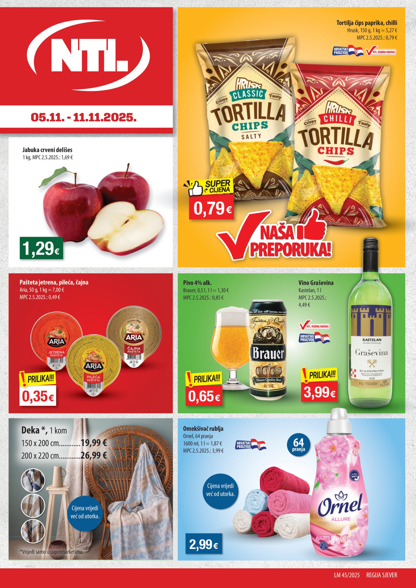NTL katalog Akcija 05.11. - 11.11.2025. Sjever