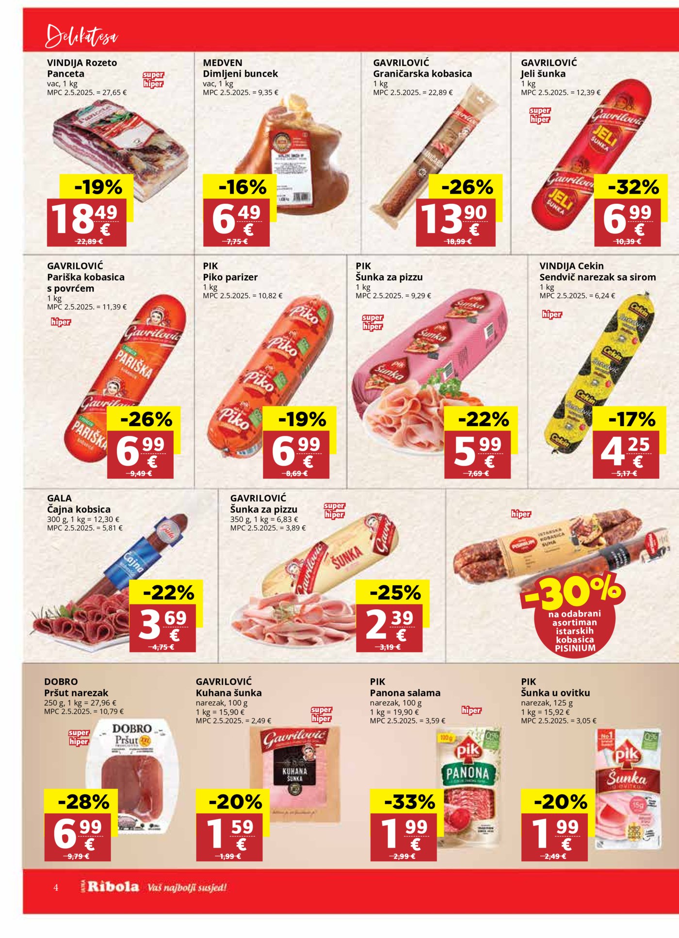 Ribola katalog Akcija 29.10. - 04.11.2025