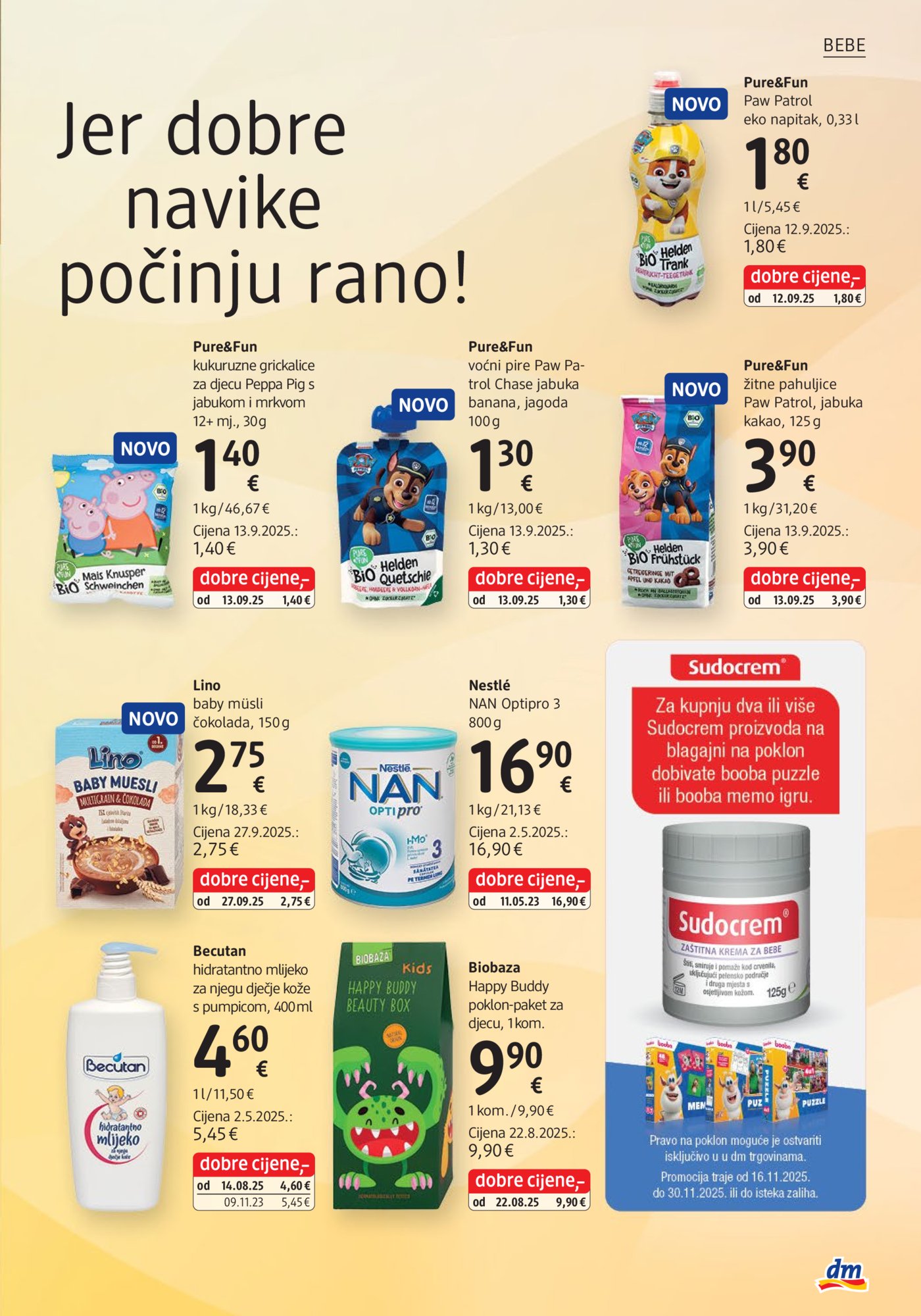 dm katalog Akcija 16.11. - 30.11.2025.