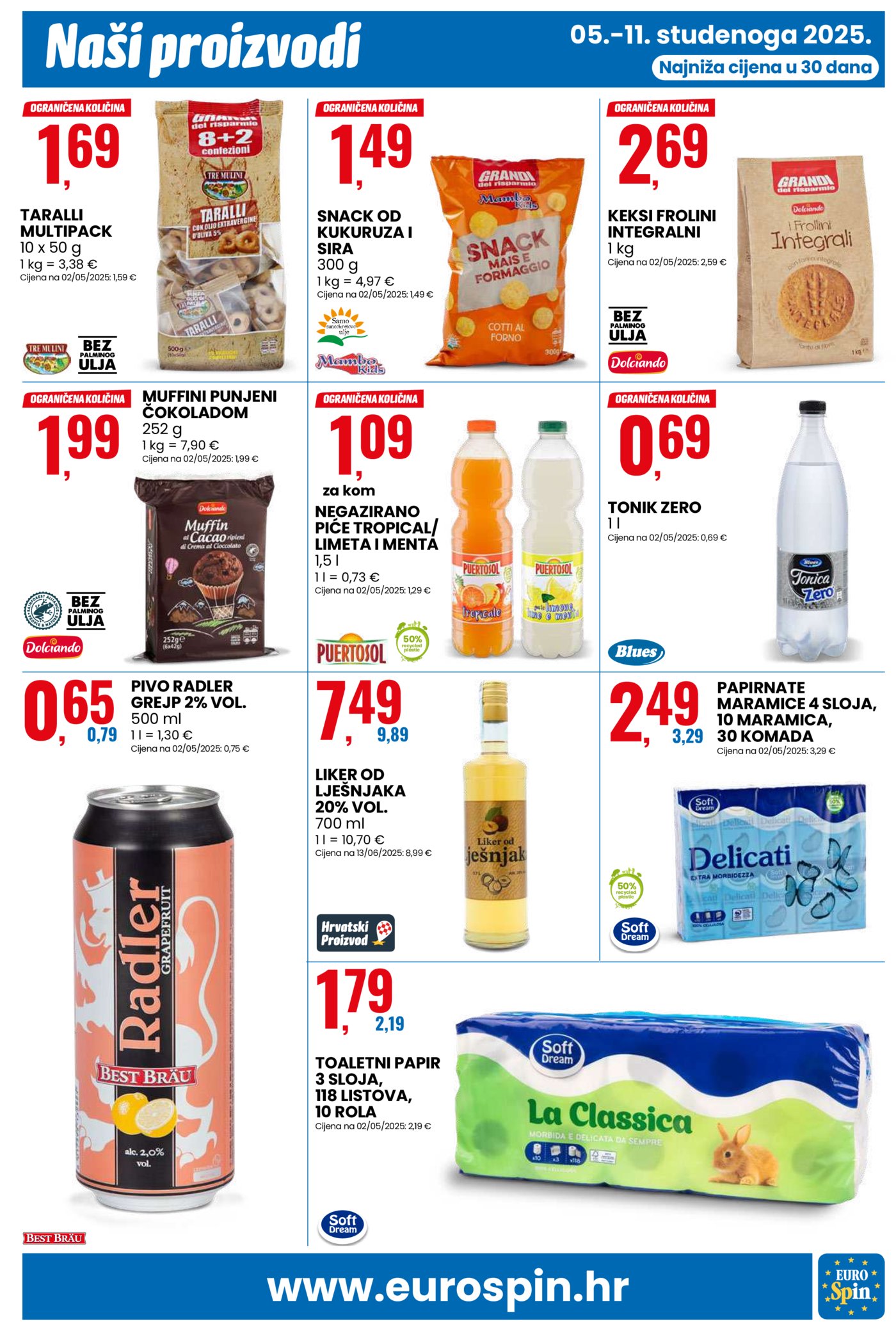 Eurospin katalog Pametna kupnja 05.11. - 11.11.2025.