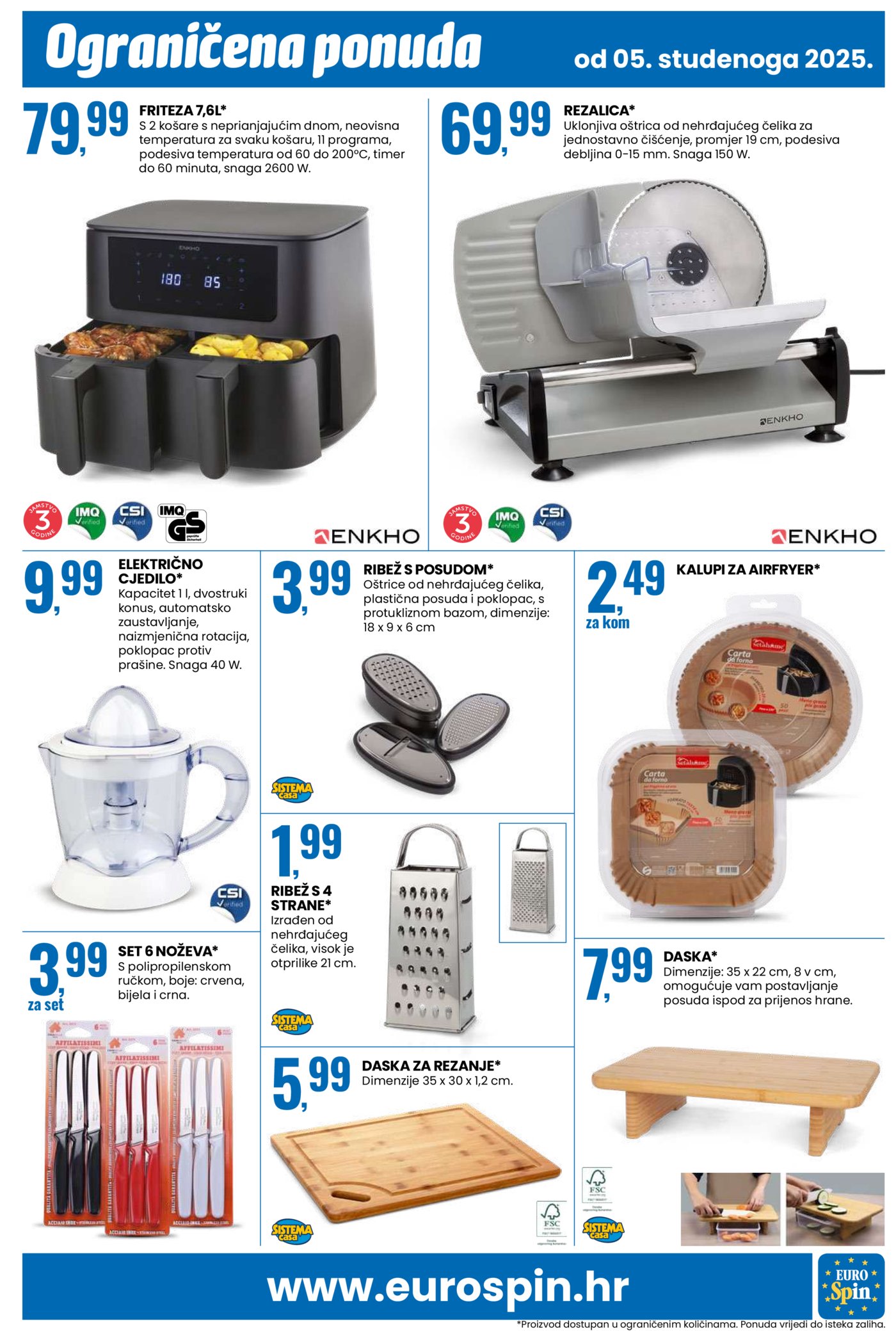 Eurospin katalog Pametna kupnja 05.11. - 11.11.2025.