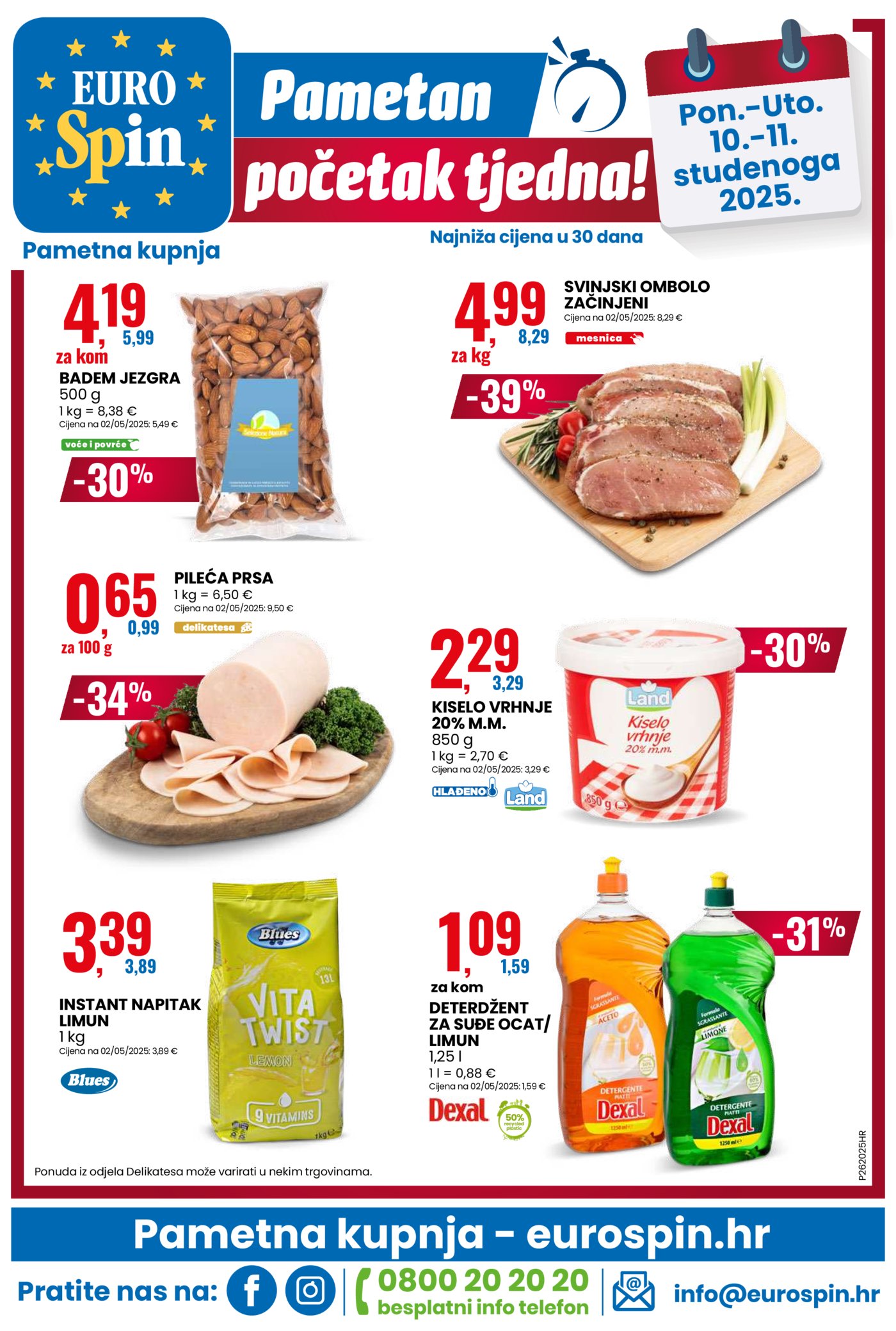 Eurospin katalog Pametna kupnja 05.11. - 11.11.2025.