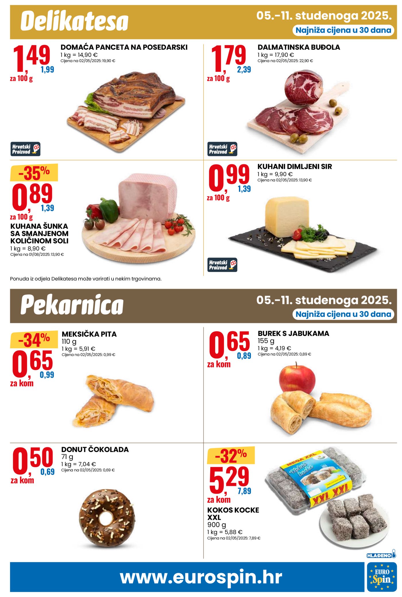 Eurospin katalog Pametna kupnja 05.11. - 11.11.2025.