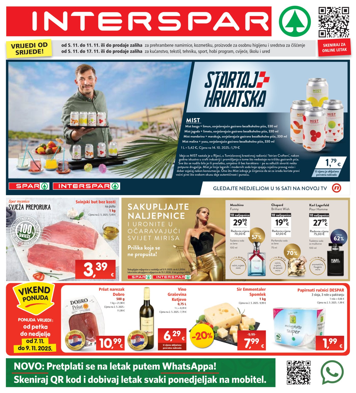 INTERSPAR katalog Akcija 05.11.-11.11.2025.