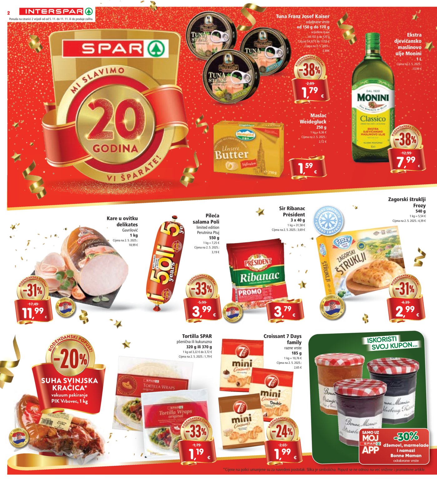 INTERSPAR katalog Akcija 05.11.-11.11.2025.