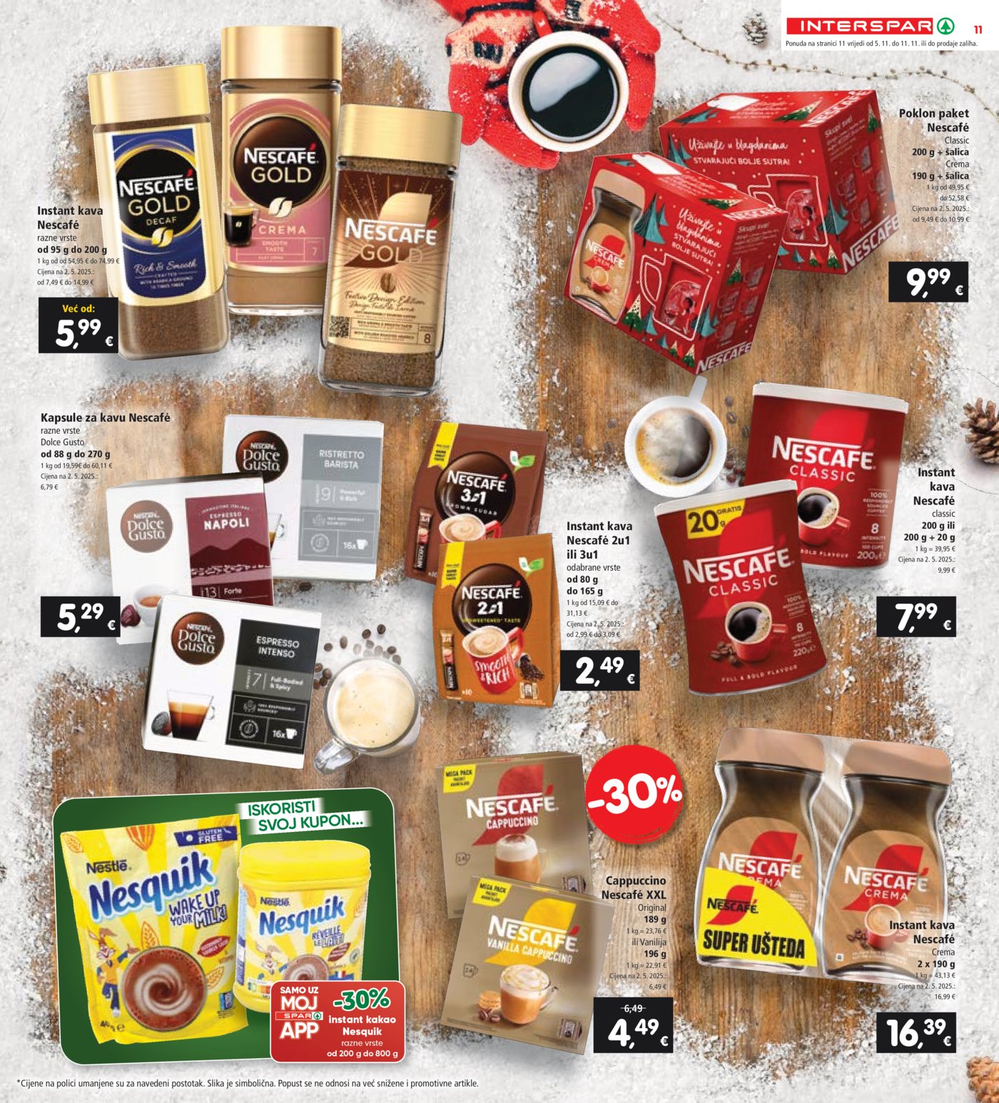 INTERSPAR katalog Akcija 05.11.-11.11.2025.