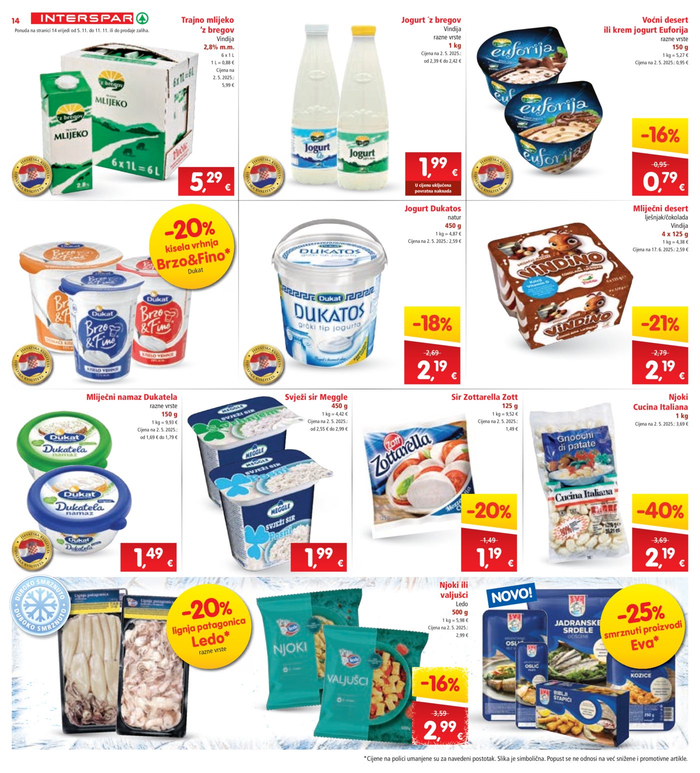 INTERSPAR katalog Akcija 05.11.-11.11.2025.