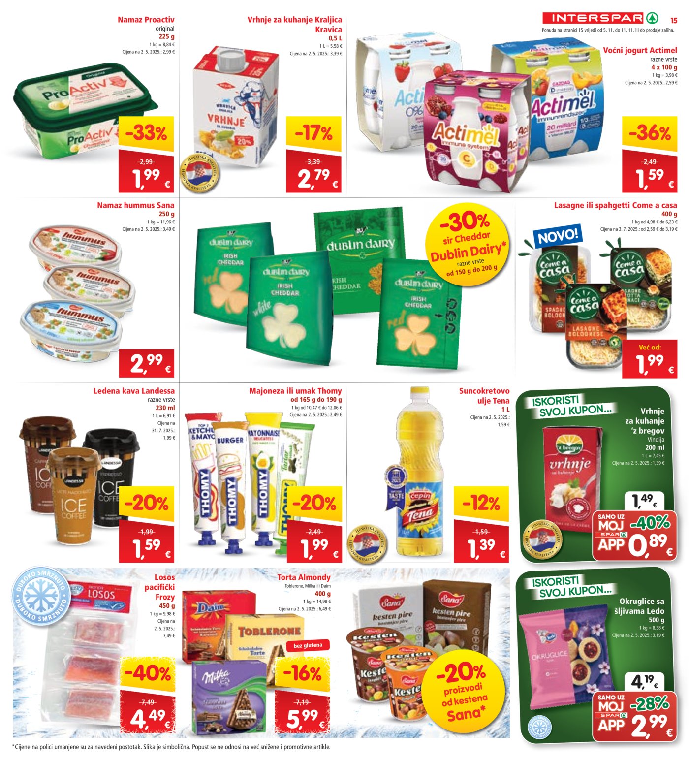 INTERSPAR katalog Akcija 05.11.-11.11.2025.