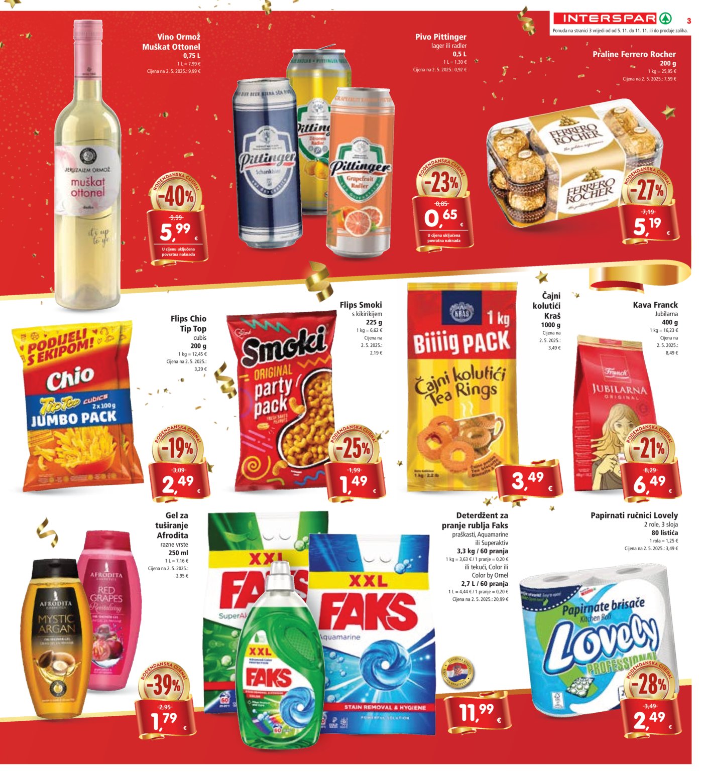INTERSPAR katalog Akcija 05.11.-11.11.2025.