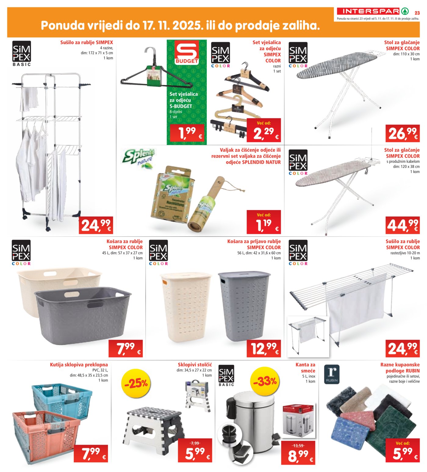 INTERSPAR katalog Akcija 05.11.-11.11.2025.