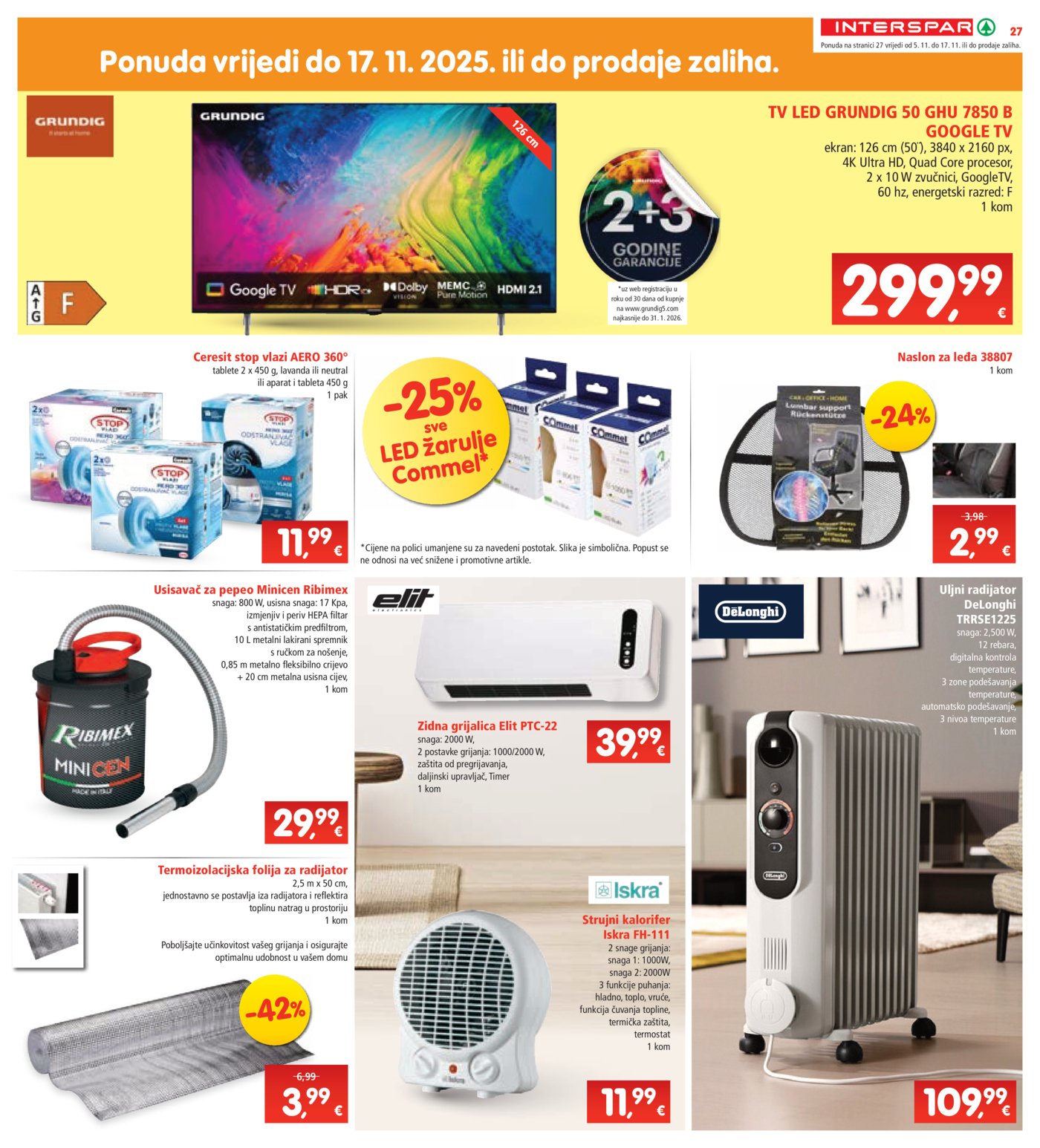 INTERSPAR katalog Akcija 05.11.-11.11.2025.
