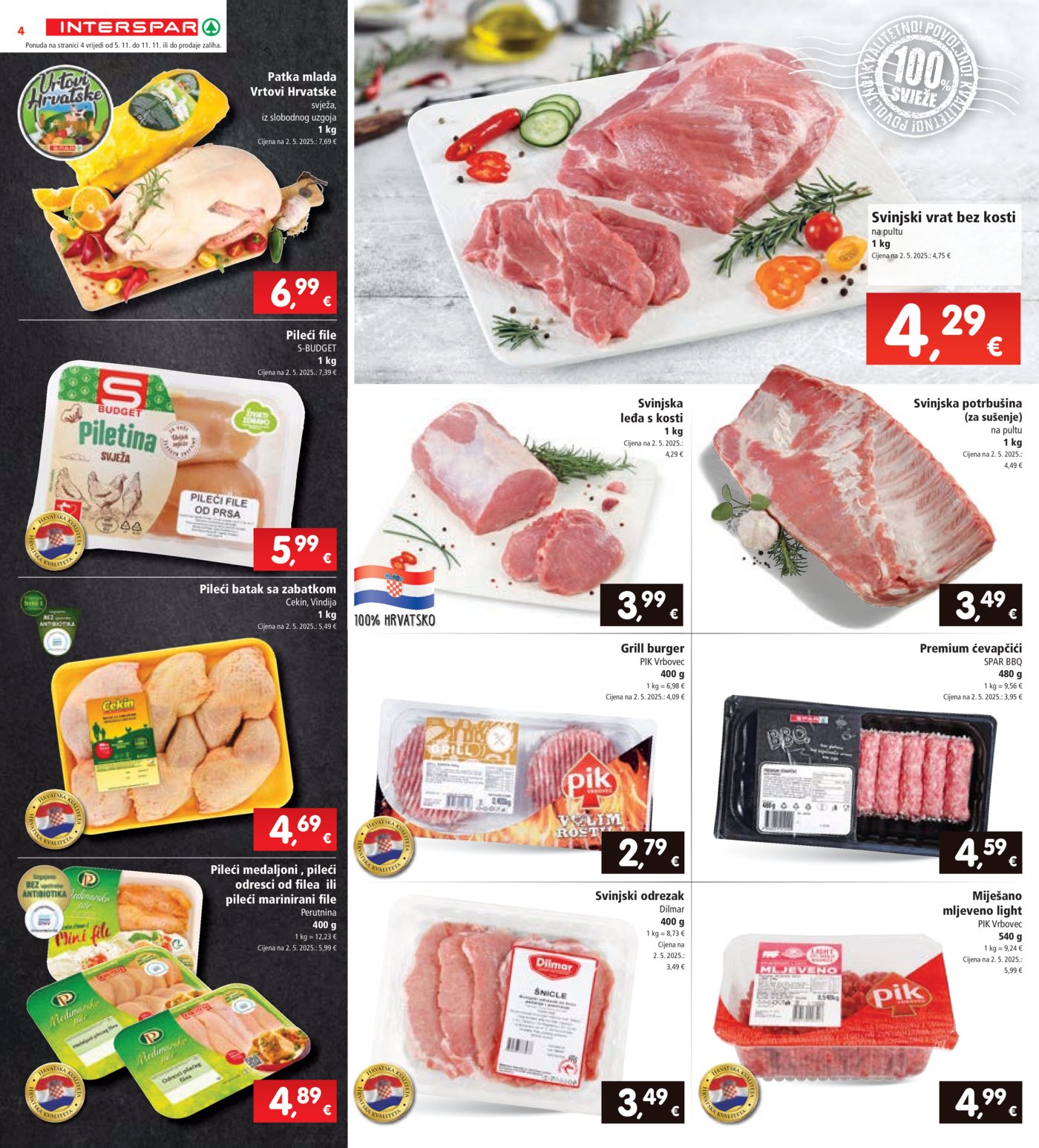 INTERSPAR katalog Akcija 05.11.-11.11.2025.