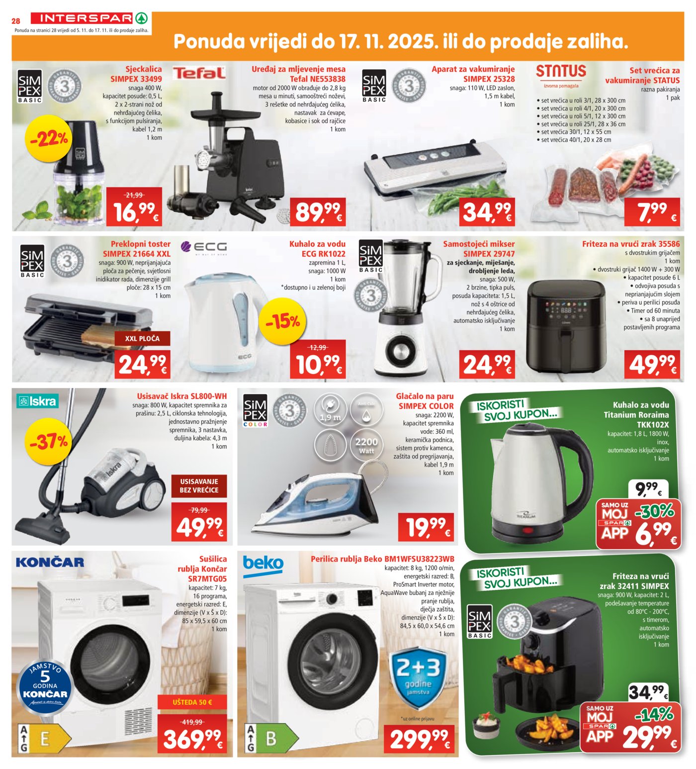 INTERSPAR katalog Akcija 05.11.-11.11.2025.
