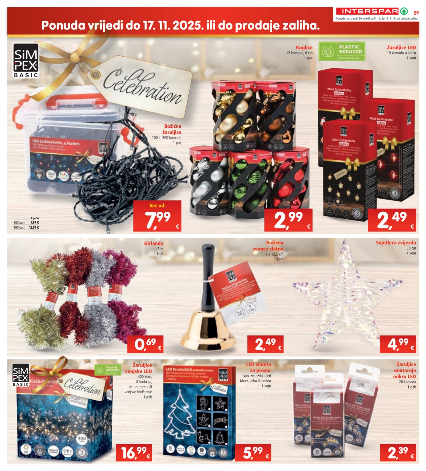 INTERSPAR katalog Akcija 05.11.-11.11.2025.