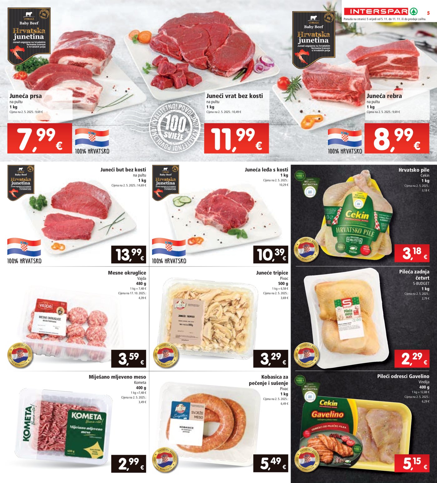 INTERSPAR katalog Akcija 05.11.-11.11.2025.