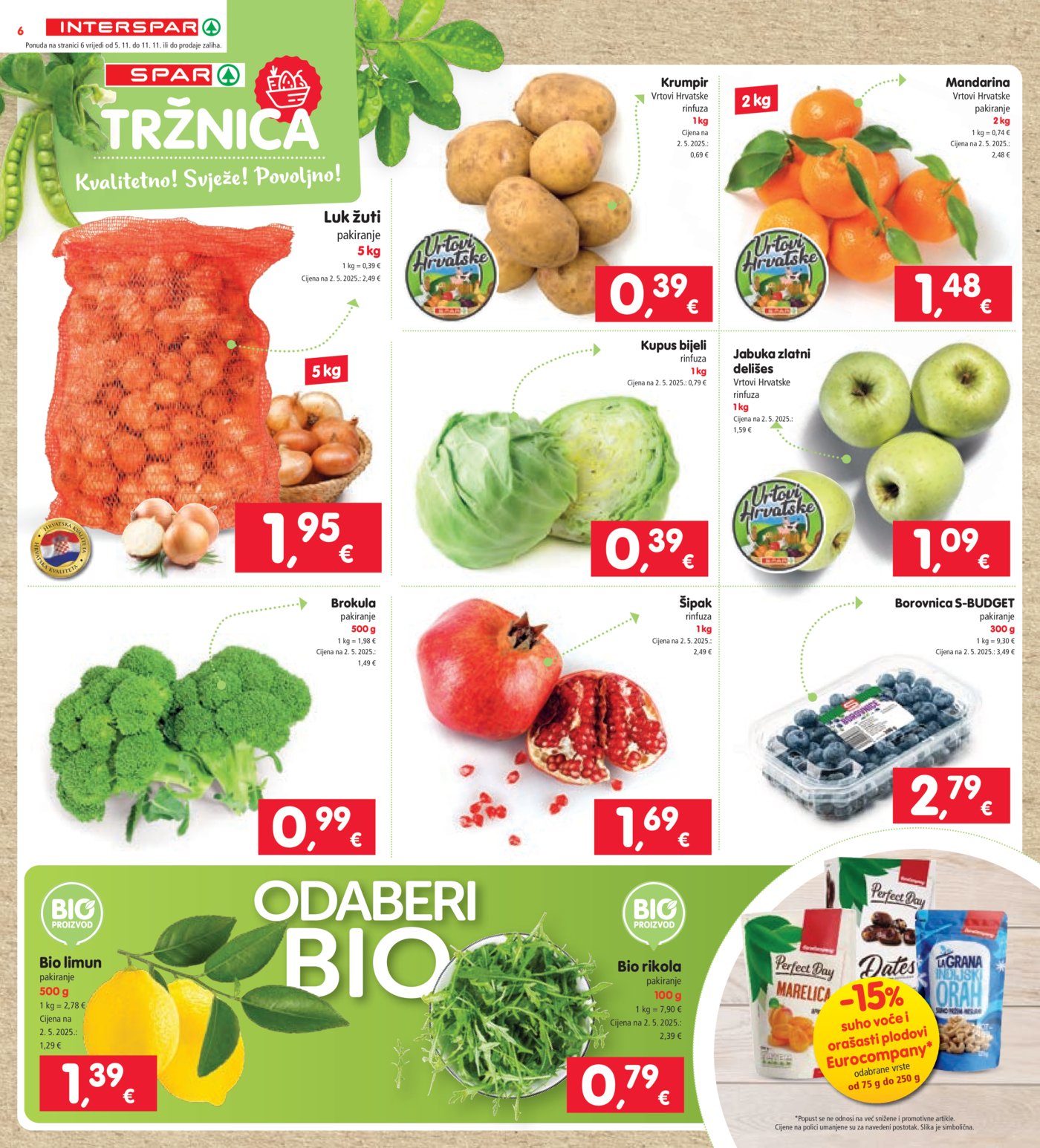 INTERSPAR katalog Akcija 05.11.-11.11.2025.