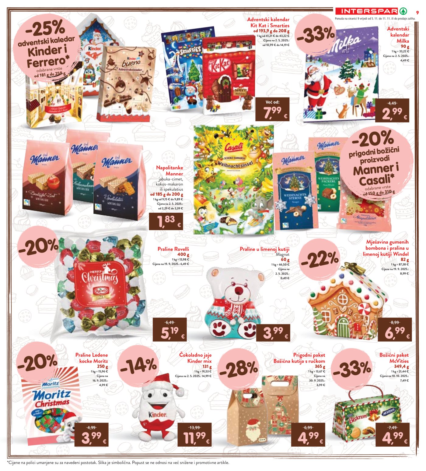 INTERSPAR katalog Akcija 05.11.-11.11.2025.
