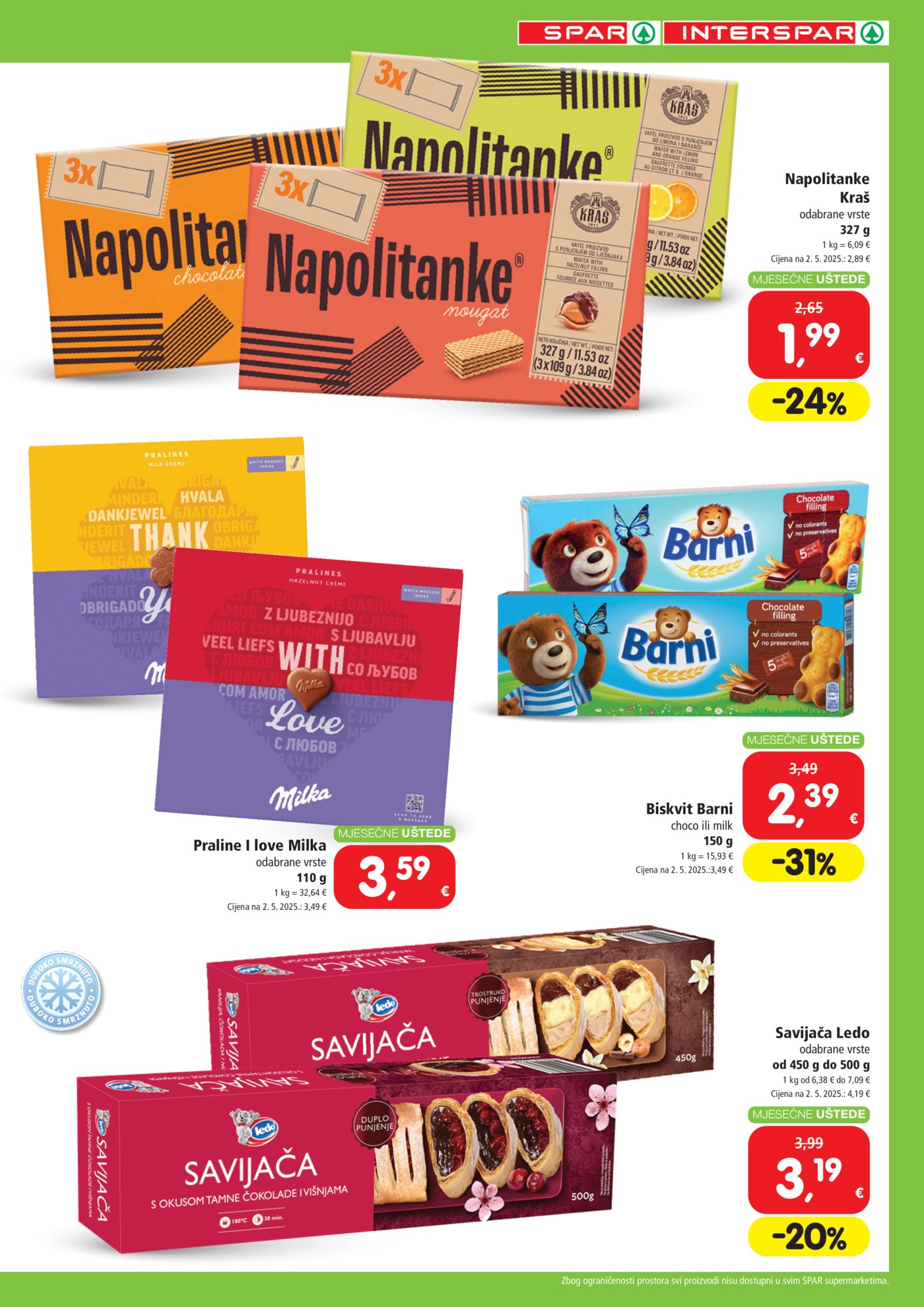 INTERSPAR katalog Uštede 05.11.-02.12.2025.
