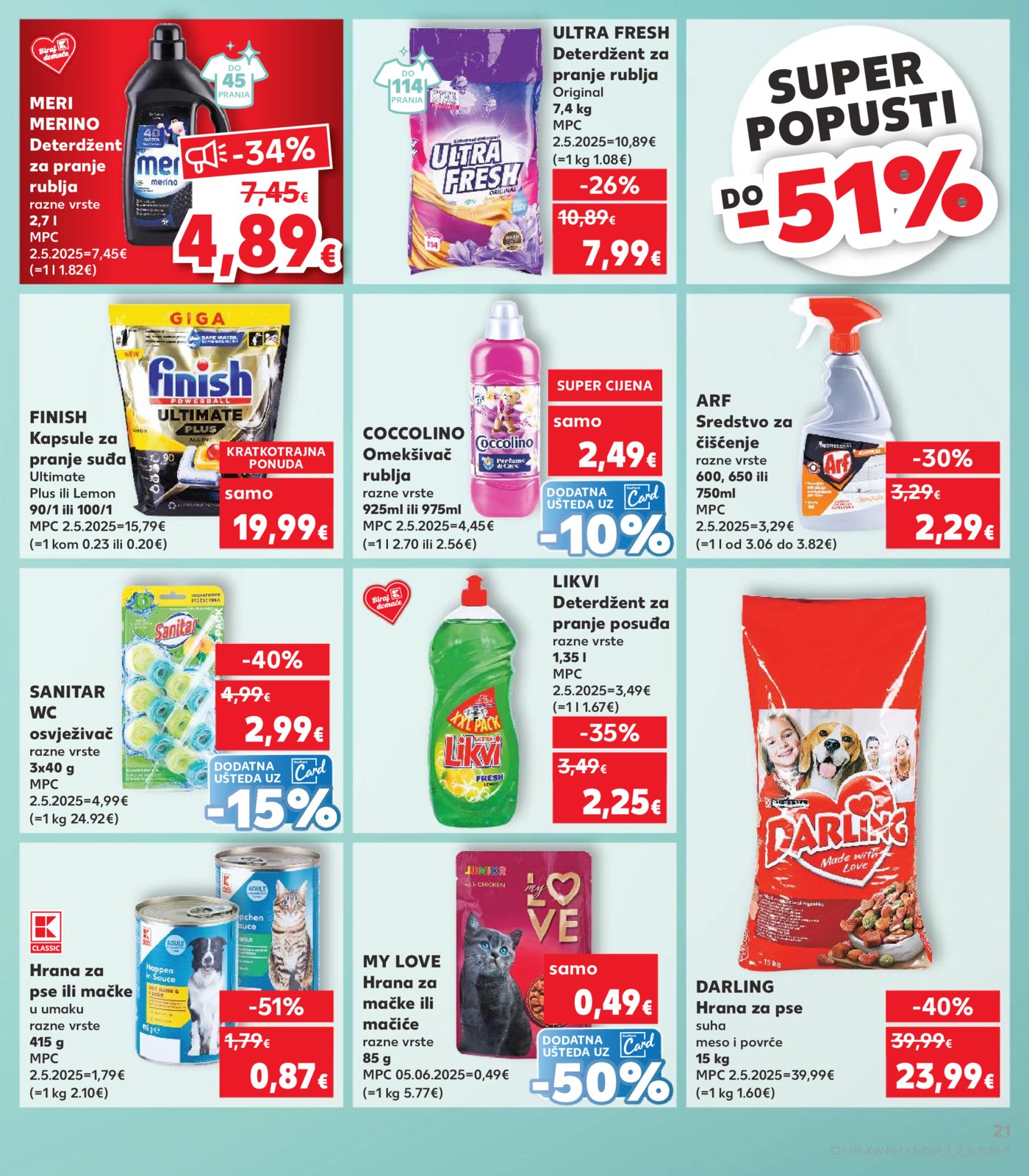 Kaufland katalog Akcija 05.11.-11.11.2025. Ka, Ri, Si