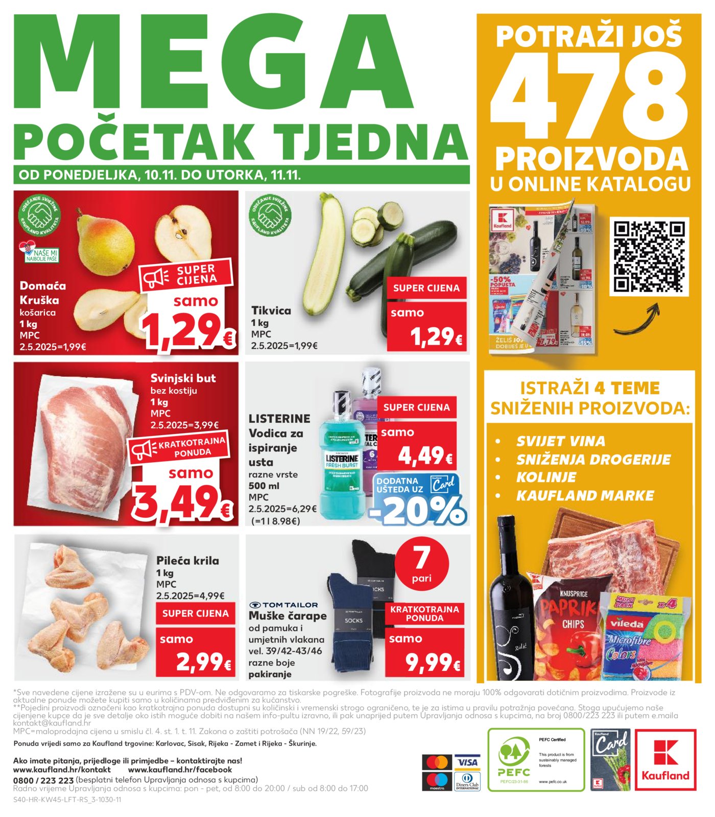 Kaufland katalog Akcija 05.11.-11.11.2025. Ka, Ri, Si