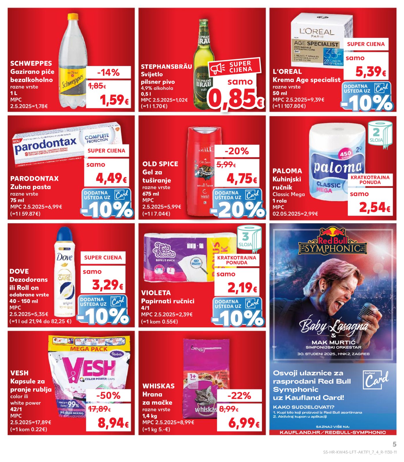 Kaufland katalog Akcija 05.11.-11.11.2025. Odabrane poslovnice