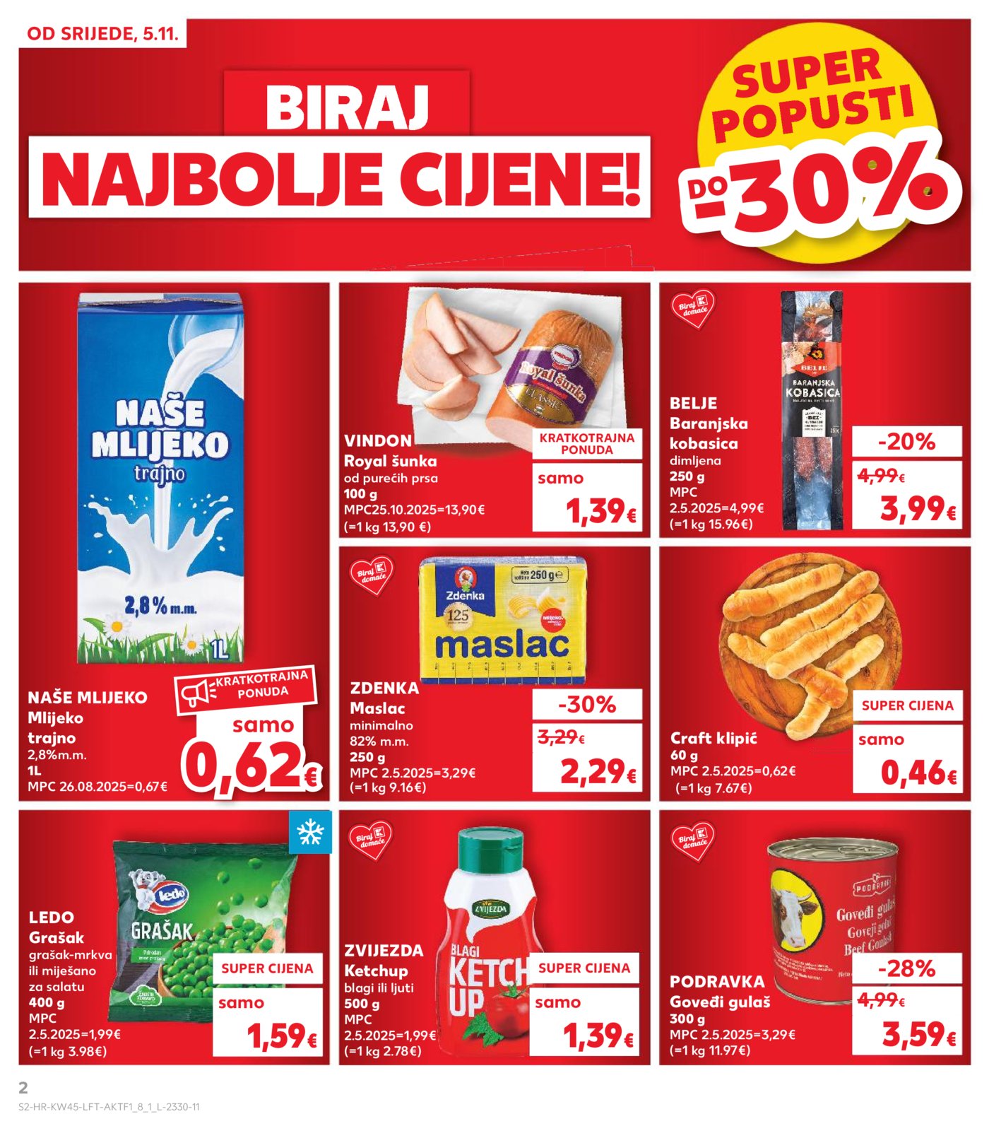Kaufland katalog Akcija 05.11.-11.11.2025. Vž, Vt, Bj