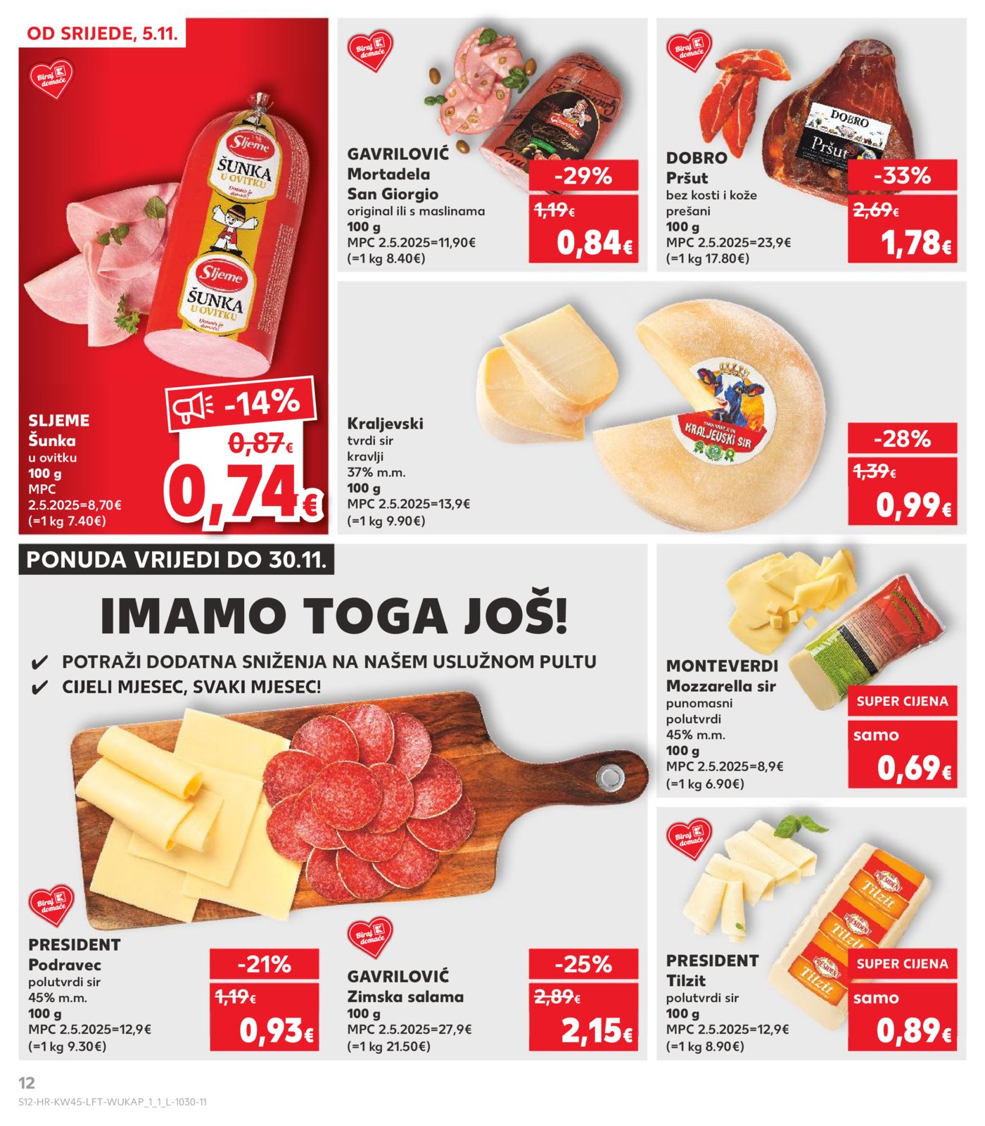 Kaufland katalog Akcija 05.11.-11.11.2025. Vž, Vt, Bj