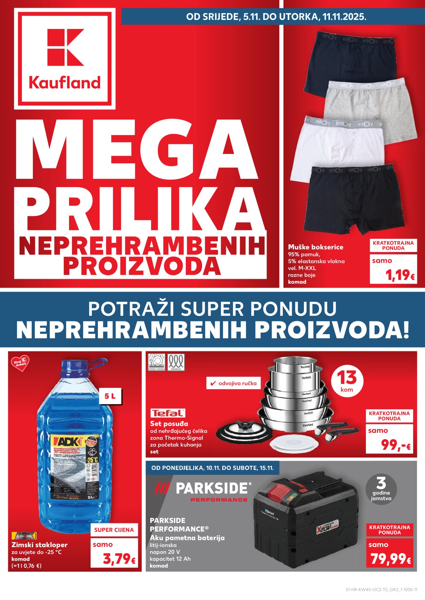 Kaufland katalog Neprehrambenih proizvoda 05.11.-11.11.2025.