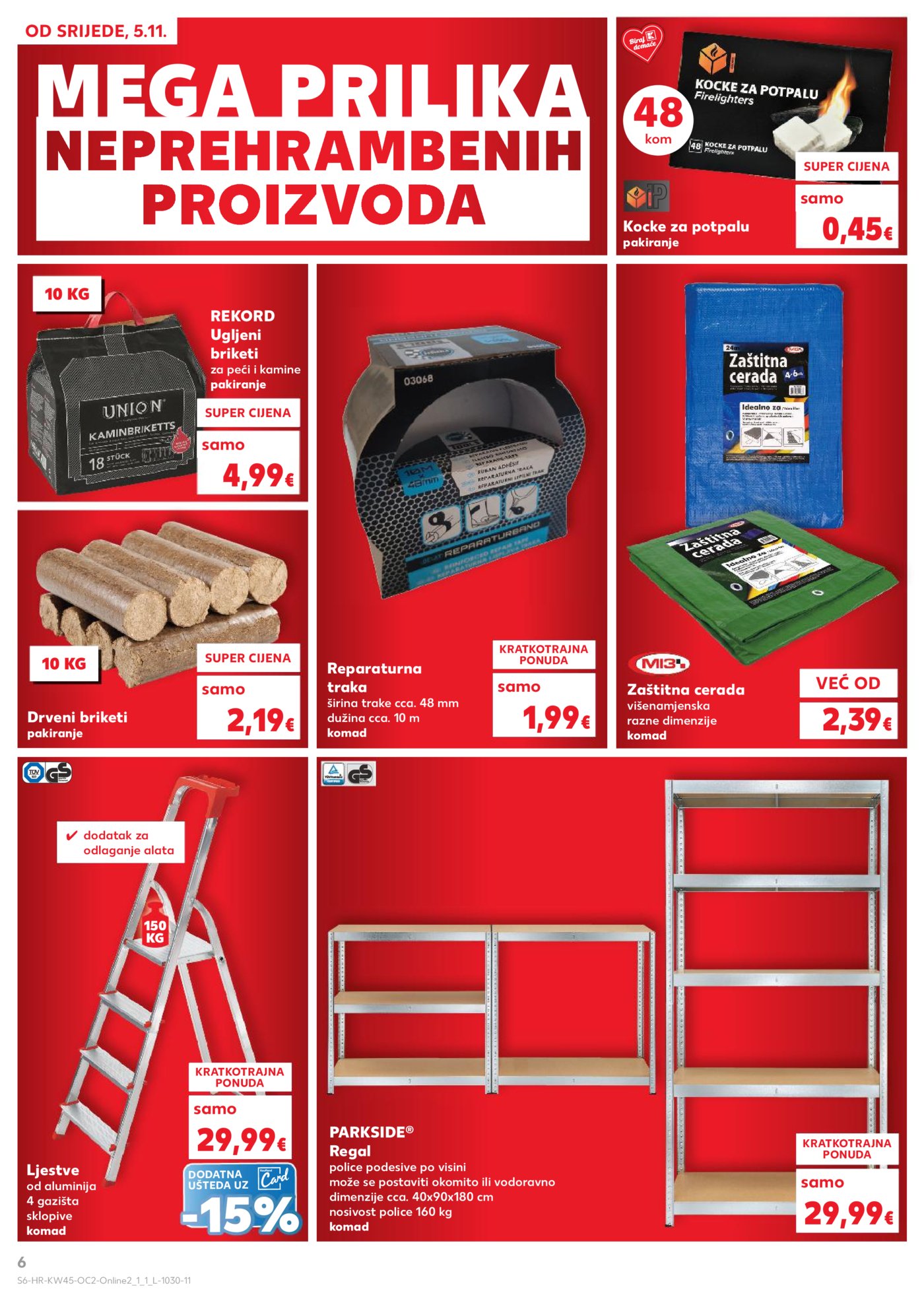 Kaufland katalog Neprehrambenih proizvoda 05.11.-11.11.2025.