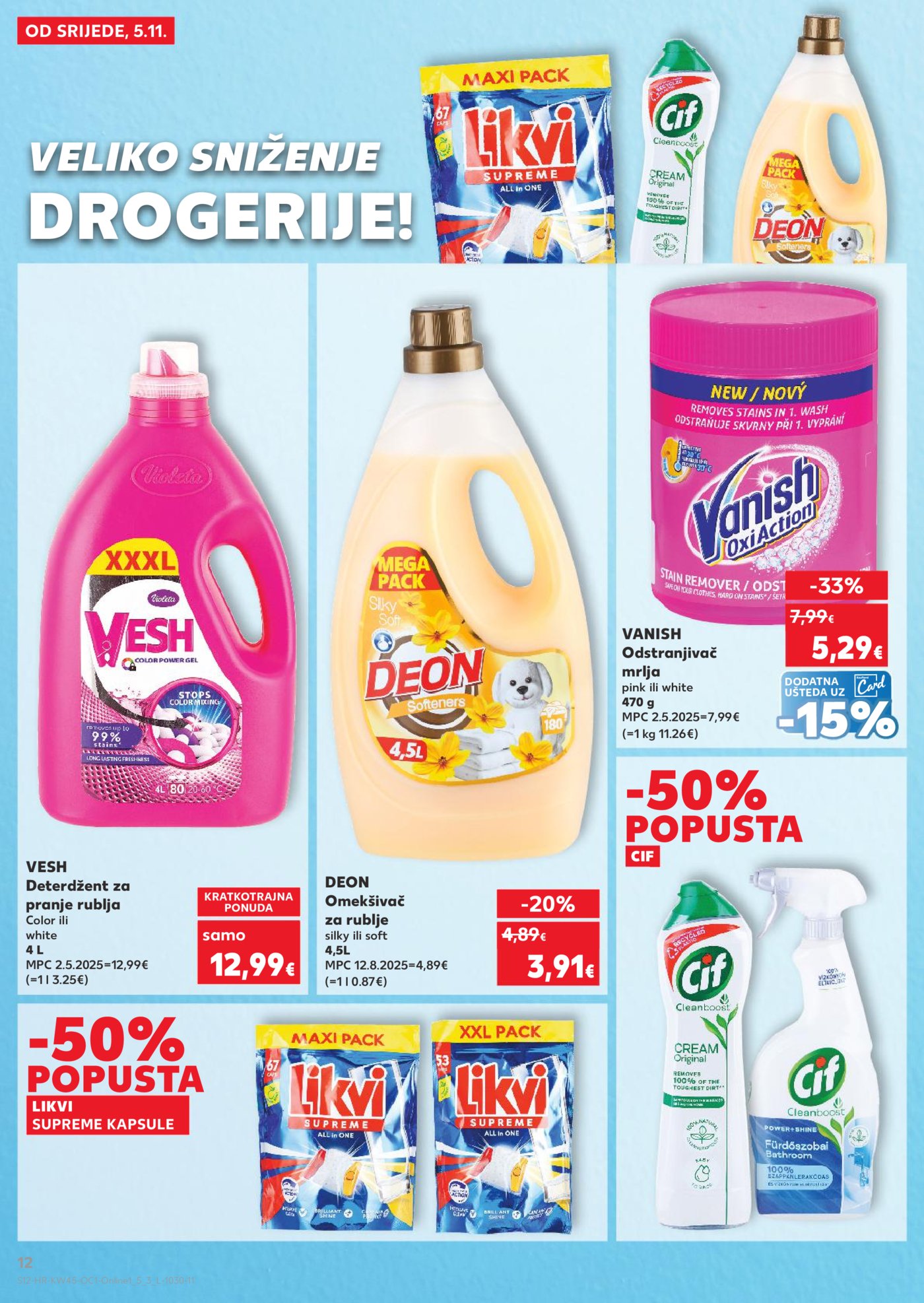 Kaufland Robne marke katalog 05.11.-11.11.2025.