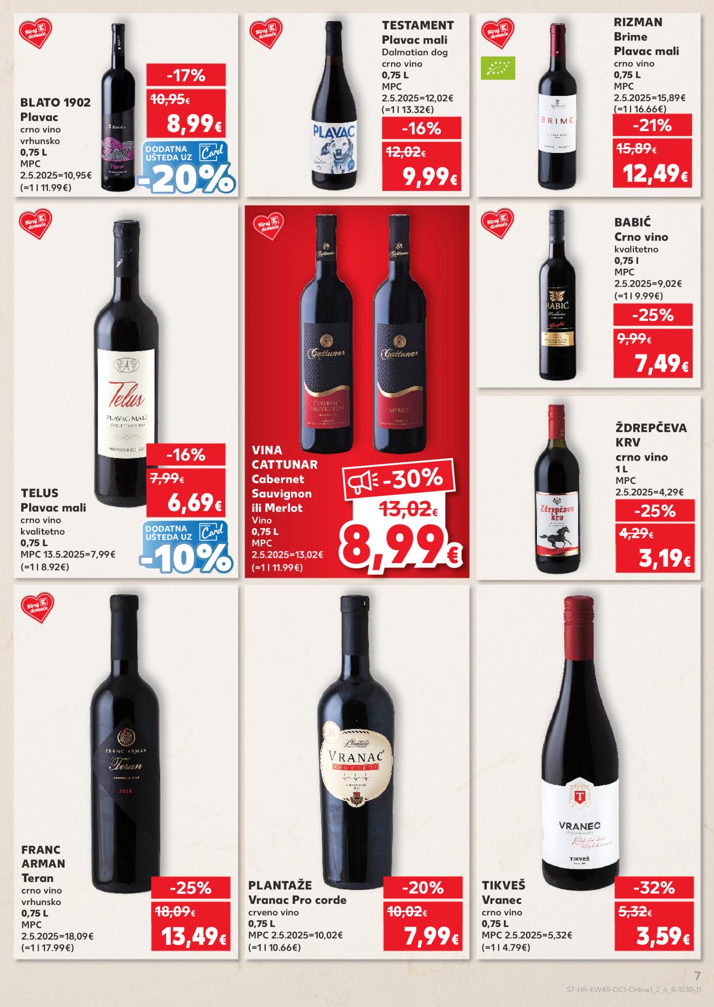 Kaufland Robne marke katalog 05.11.-11.11.2025.