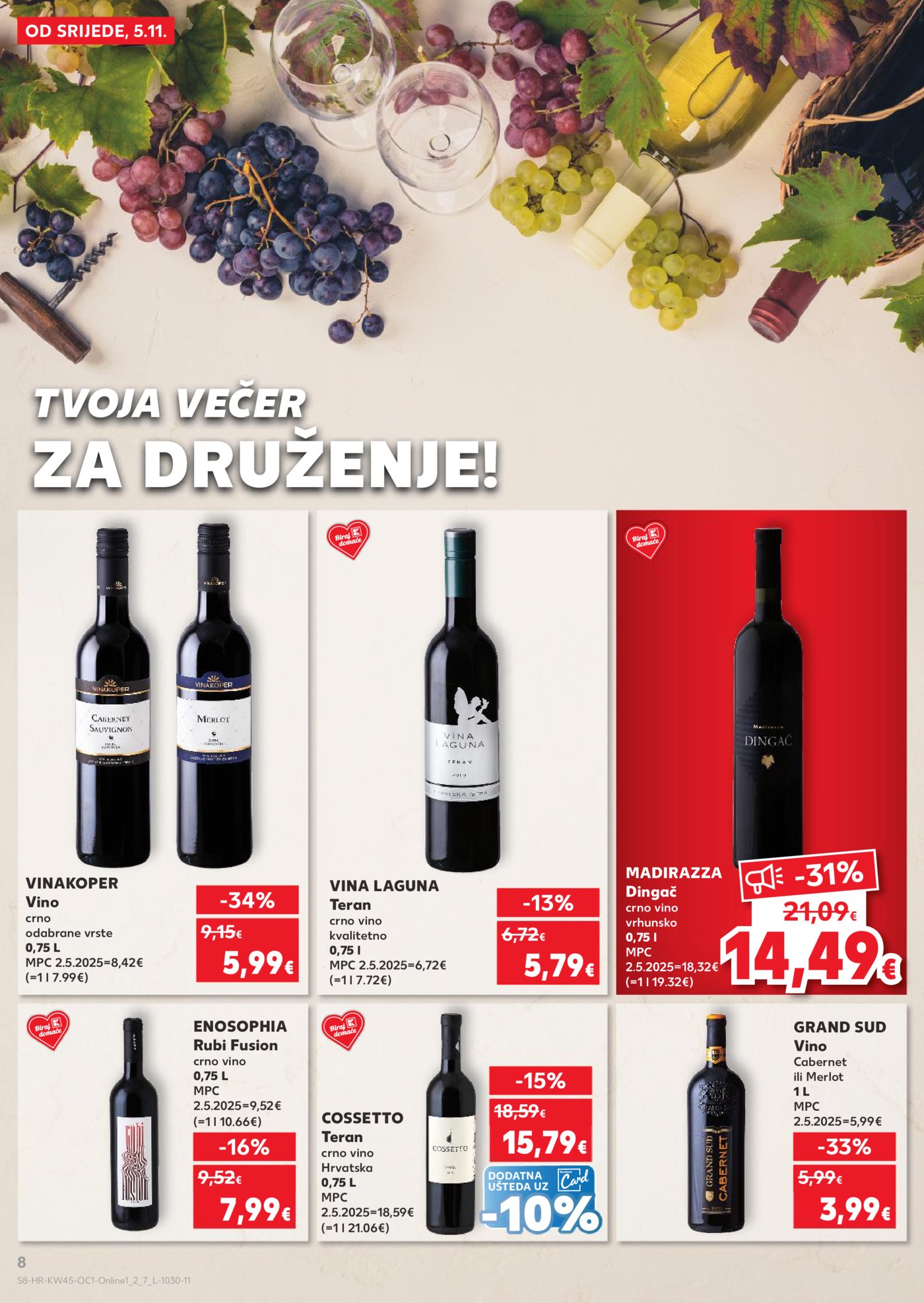 Kaufland Robne marke katalog 05.11.-11.11.2025.
