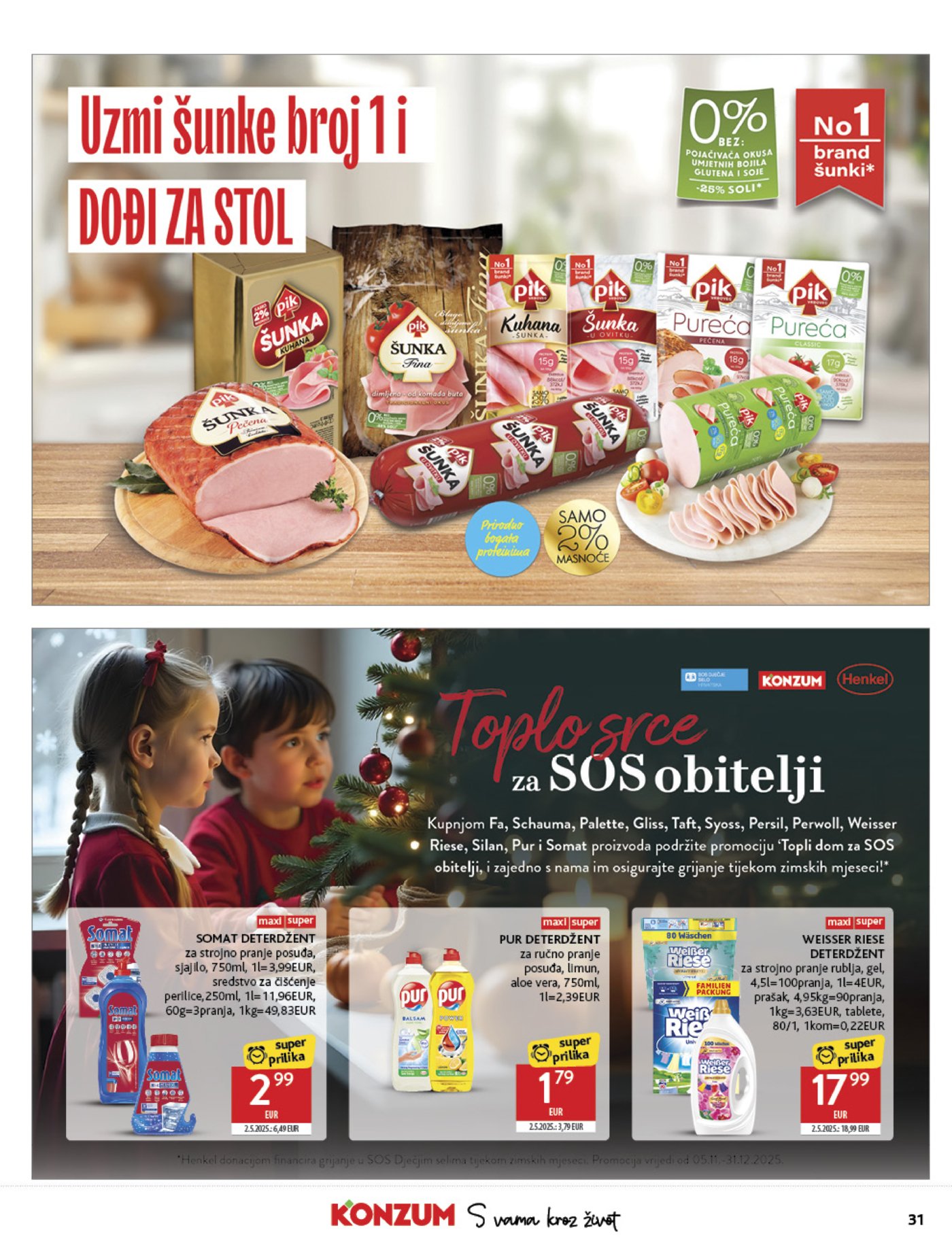 Konzum katalog Akcija 05.11. - 11.11.2025.