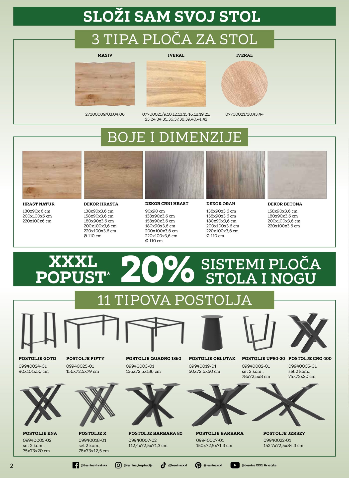 Lesnina katalog Blagovanje sa stilom 03.11.-10.11.2025.